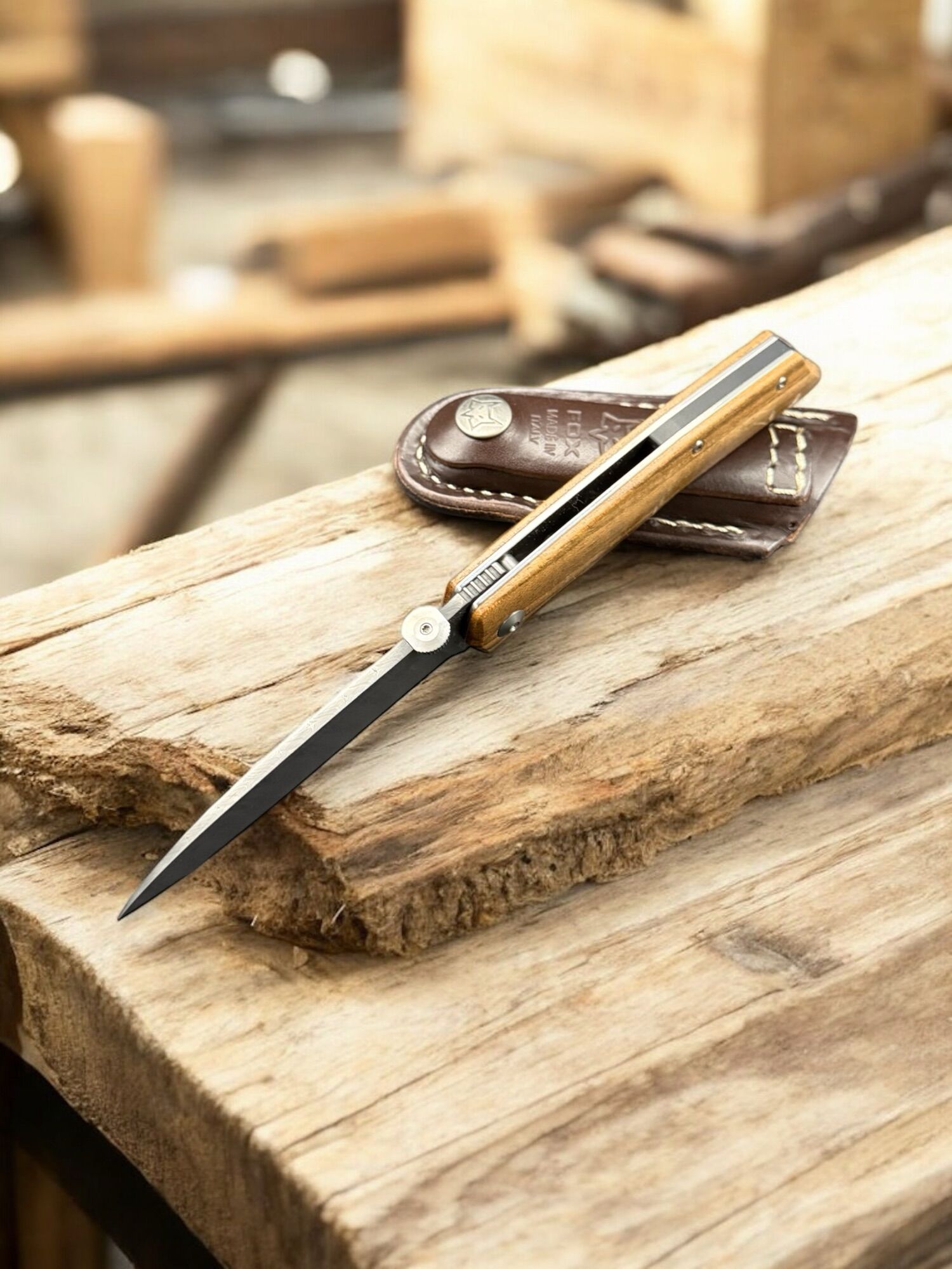 FOX FX-525 DB "THE SICILIAN" Design by Bob Terzuola (Bocote) Damasteel – Bild 5