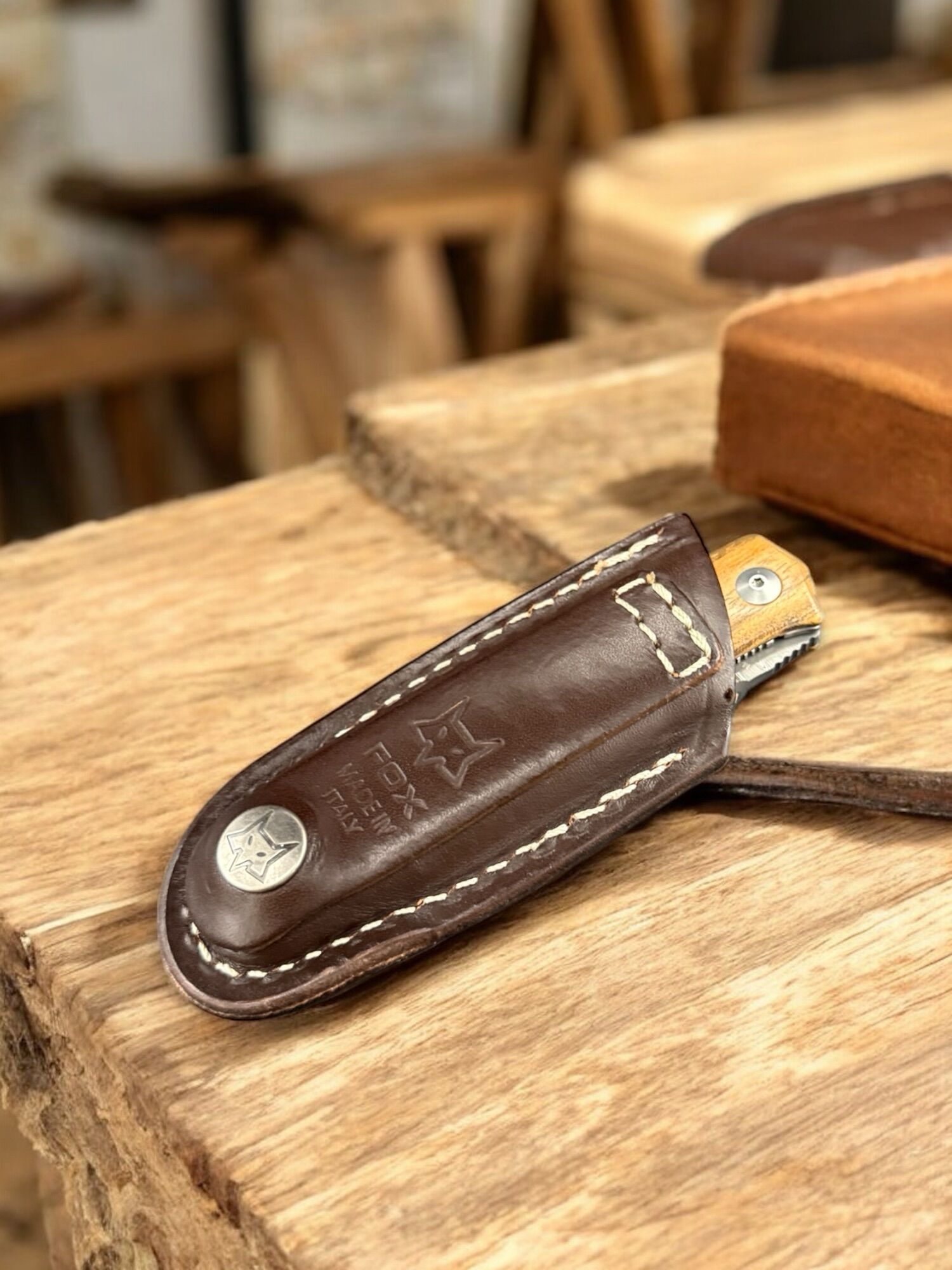 FOX FX-525 DB "THE SICILIAN" Design by Bob Terzuola (Bocote) Damasteel – Bild 6