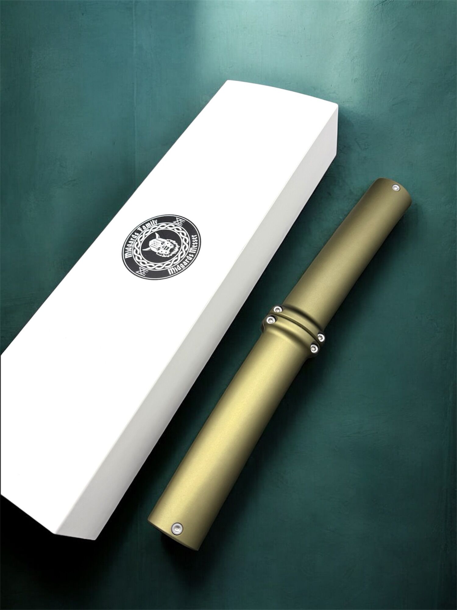 Midgards-Messer | Double Tanto | Aluminum Olive, D2 steel - Limited to 50 pieces - Image 5