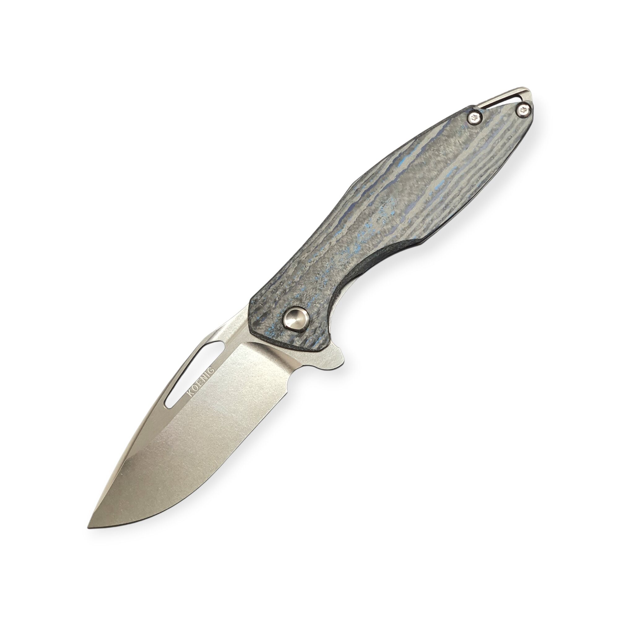 KOENIG Knives "Arius" - Böhler M390 / Carbon / Titan (SH)