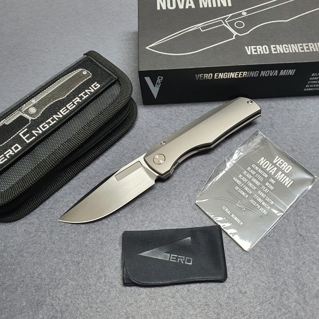 Vero Engineering "Nova Mini" - 3.25'' Böhler M390 / Titan (SH) – Bild 2