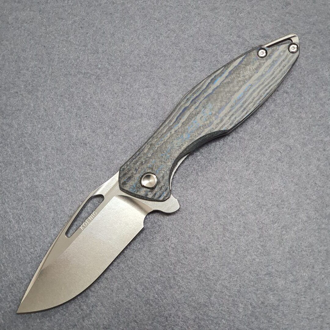 KOENIG Knives "Arius" - Böhler M390 / Carbon / Titan (SH) - Image 3