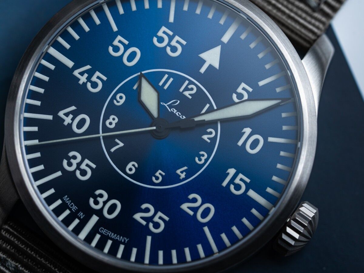 LACO 1925 - Pilot's Watch BASIS Aachen Blue Hour 39 - Image 4