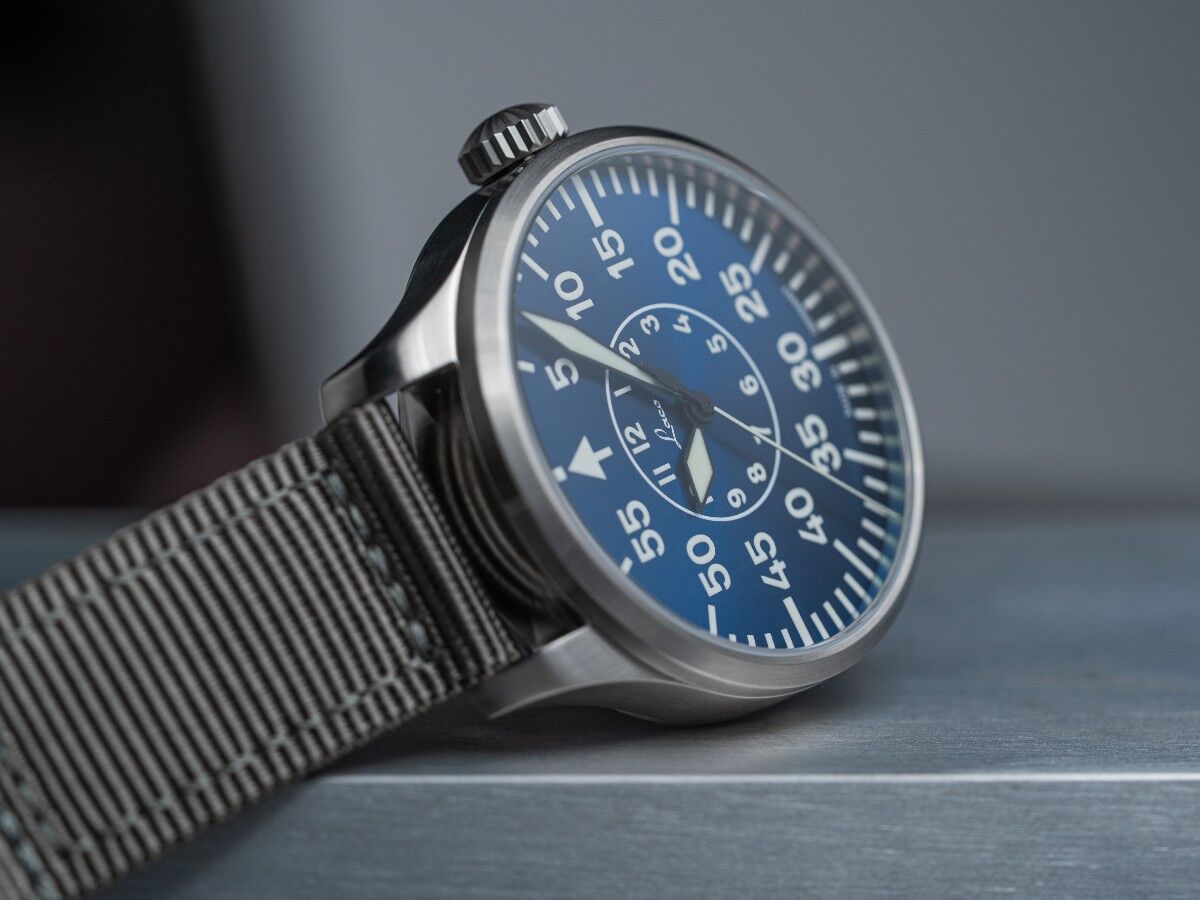 LACO 1925 - Pilot's Watch BASIS Aachen Blue Hour 39 - Image 2