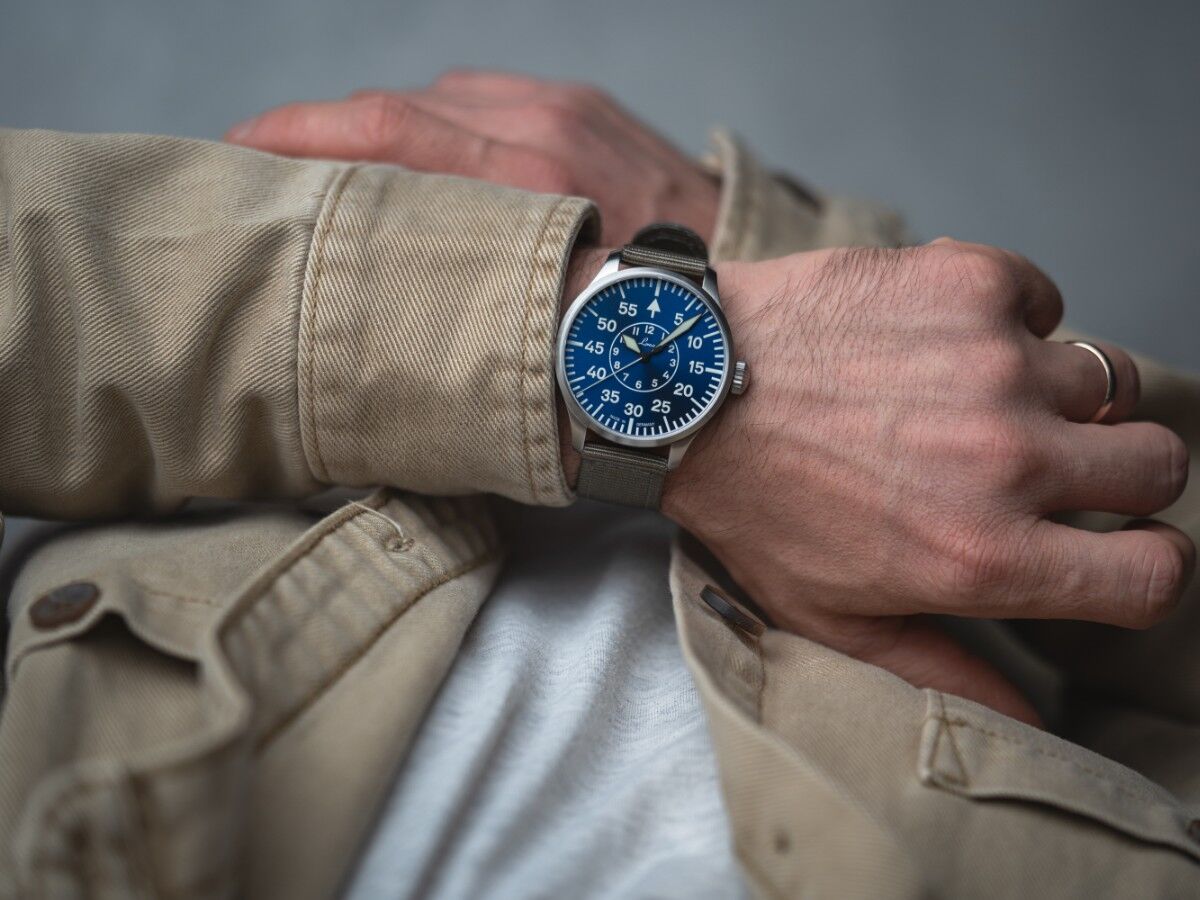 LACO 1925 - Pilot's Watch BASIS Aachen Blue Hour 39 - Image 15