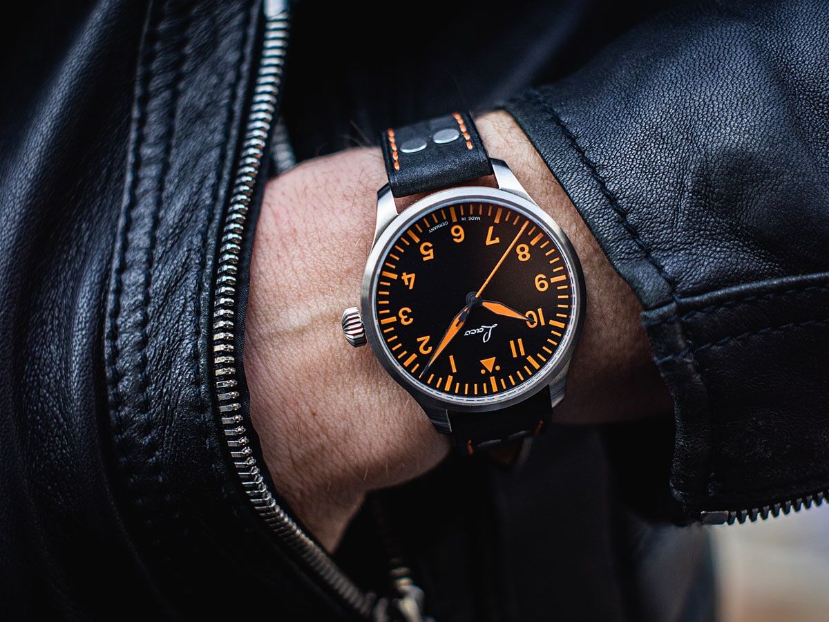 LACO 1925 - BASIS Naples 39 pilot's watch - Image 3