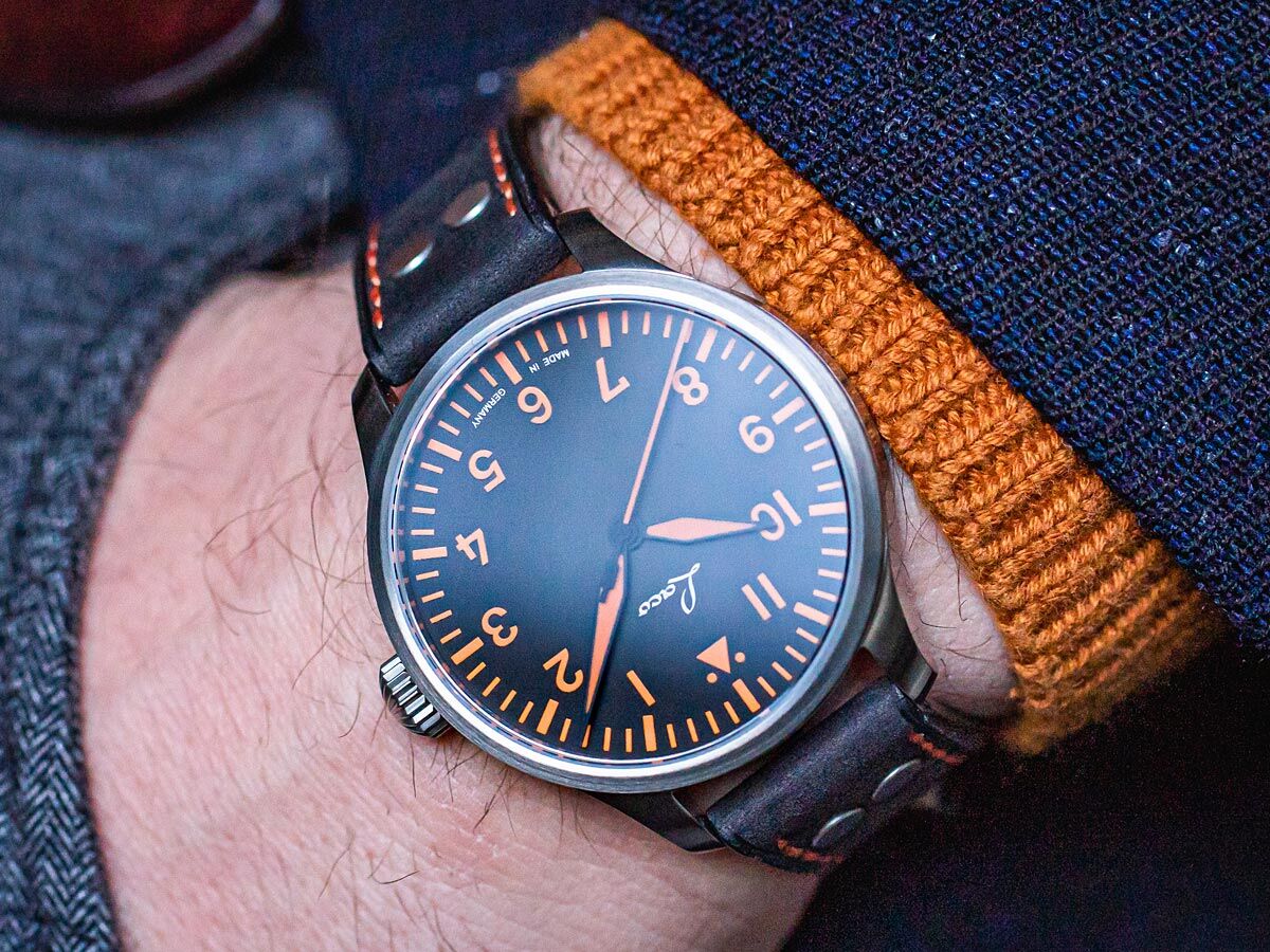 LACO 1925 - BASIS Naples 39 pilot's watch - Image 2