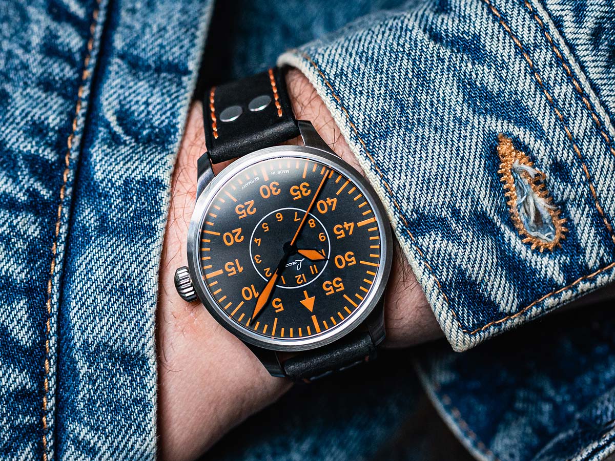 LACO 1925 - BASIS Palermo 39 pilot's watch - Image 3