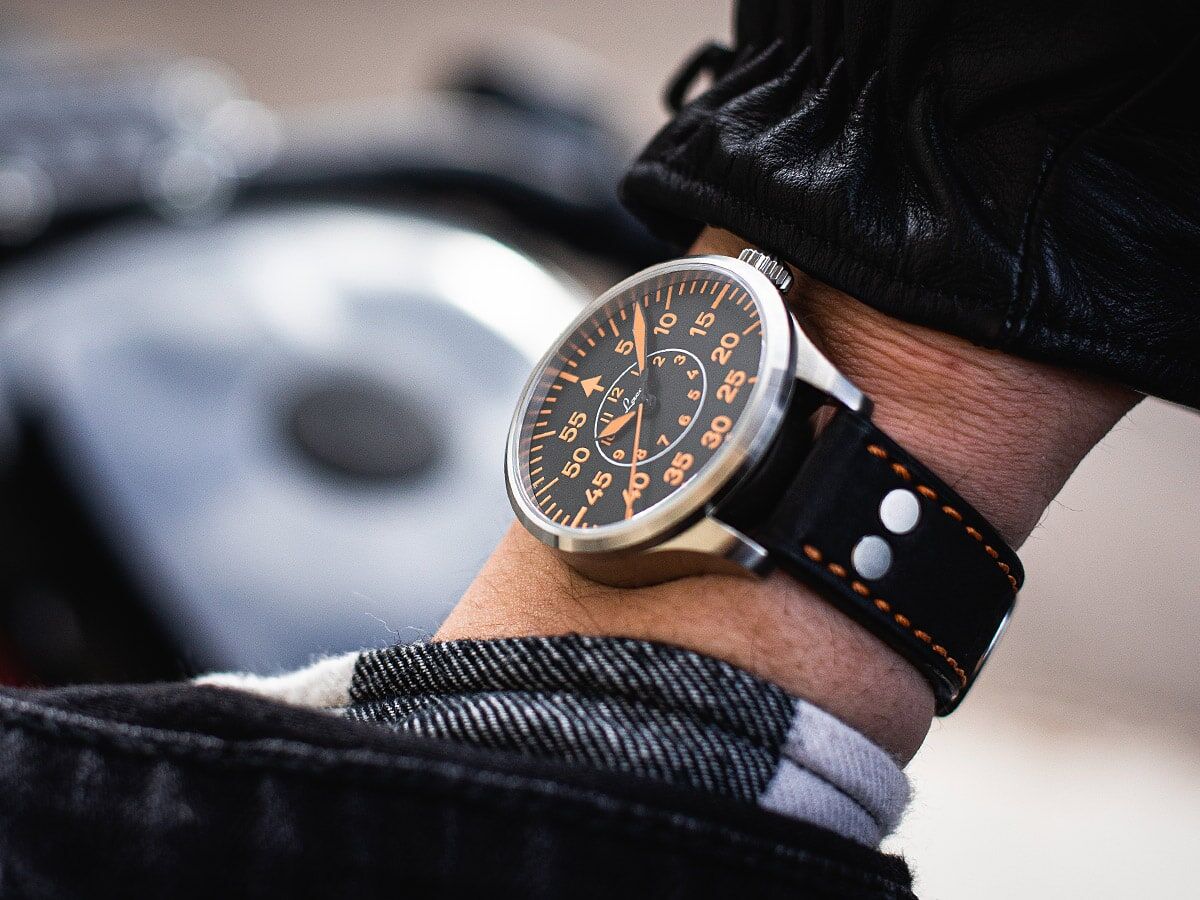LACO 1925 - BASIS Palermo 39 pilot's watch - Image 2