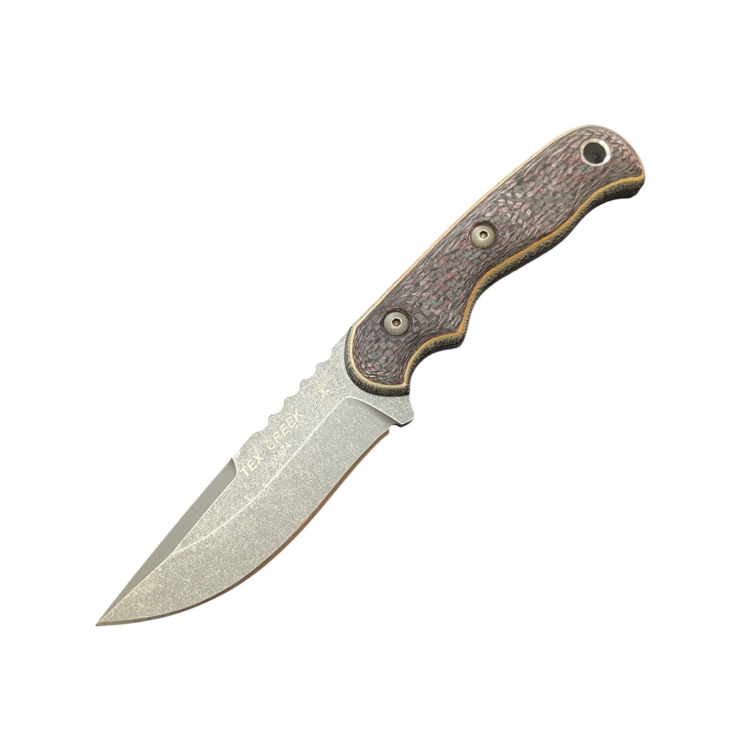 Tops Knives "20th Anniversary Tex Creek" CPM 154 / Carbon Micarta (SH)