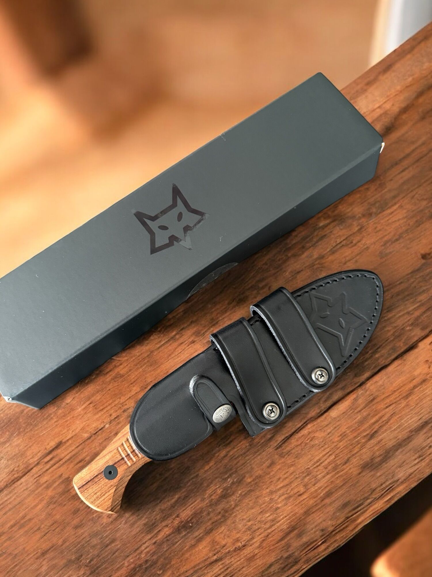 Fox Knives | EASTWOOD TIGER | Fixed - Elmax PVD / Santosholz XX/26 LIMITED TFG EDITION - GvP Design – Bild 5
