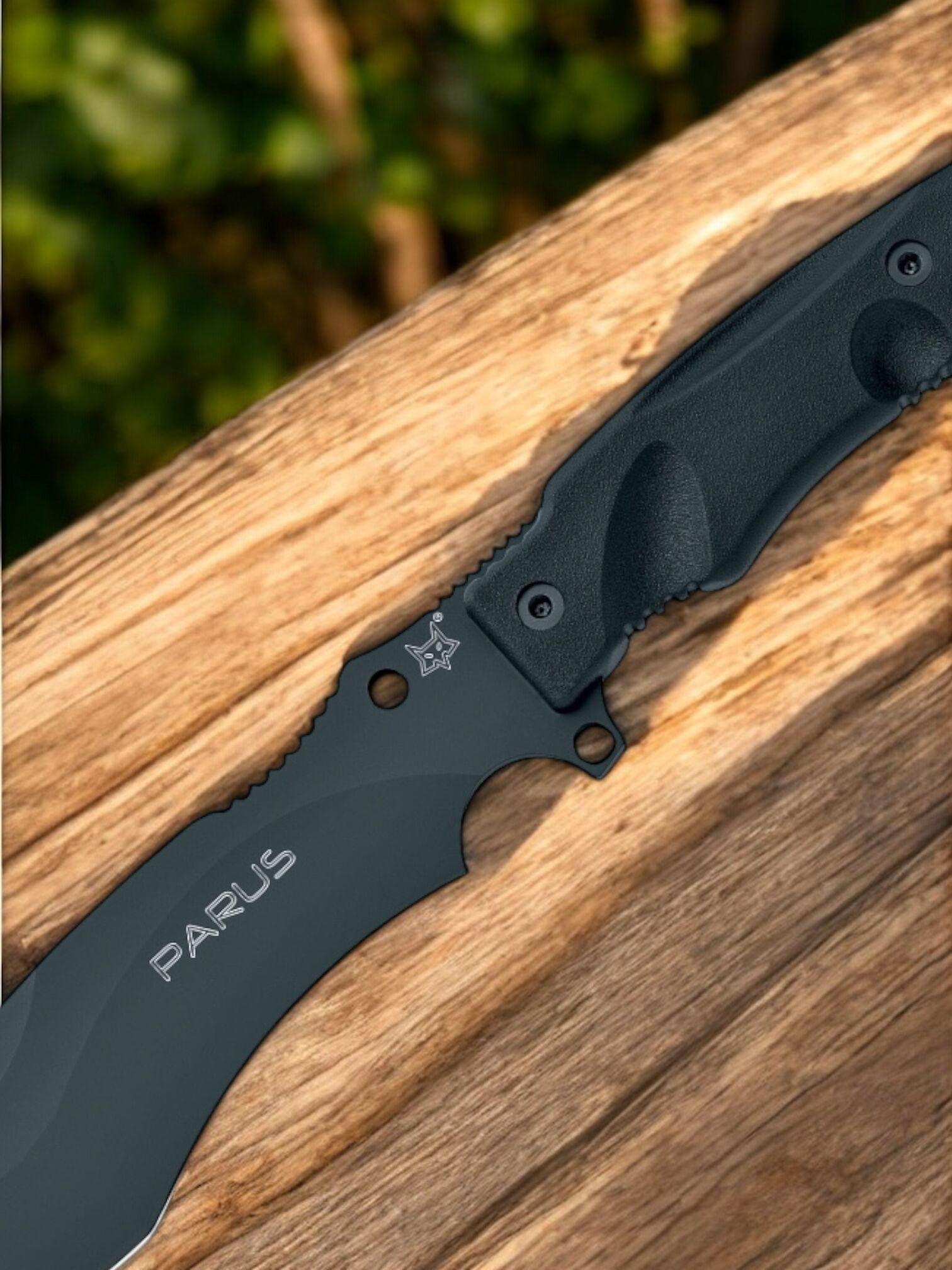 Fox Knives | PARUS | Fixed - N690 / Black Forprene - Nylon-Scheide mit MOLLE-System inkl. Survival-Kit - FX-9CM06 – Bild 3
