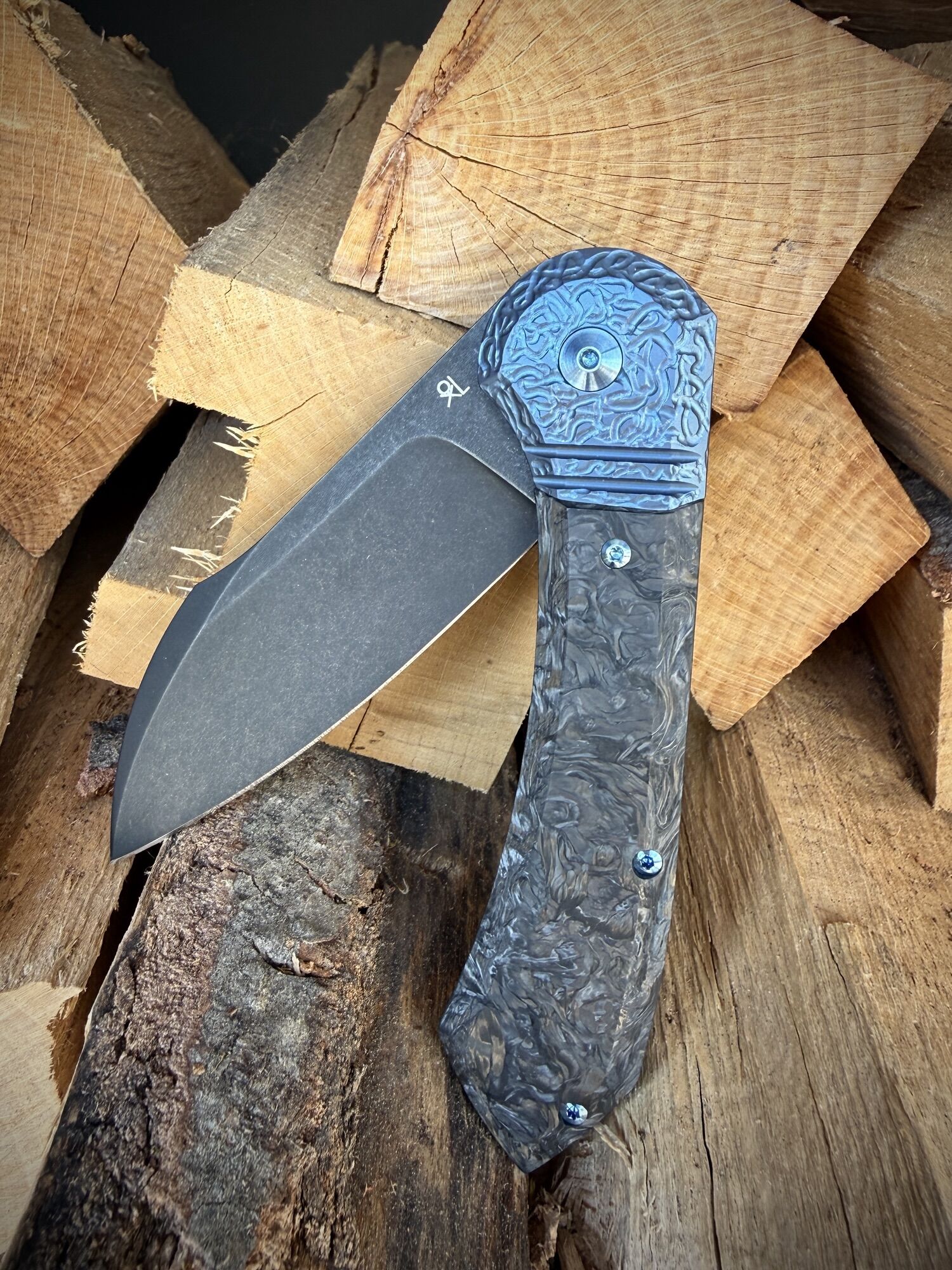 FOX GvP TFG | Semi Custom MAGNA | NO Flipper | BM390MC PVD SW, Dark Matter Blue - limited of 24 pieces - Image 2