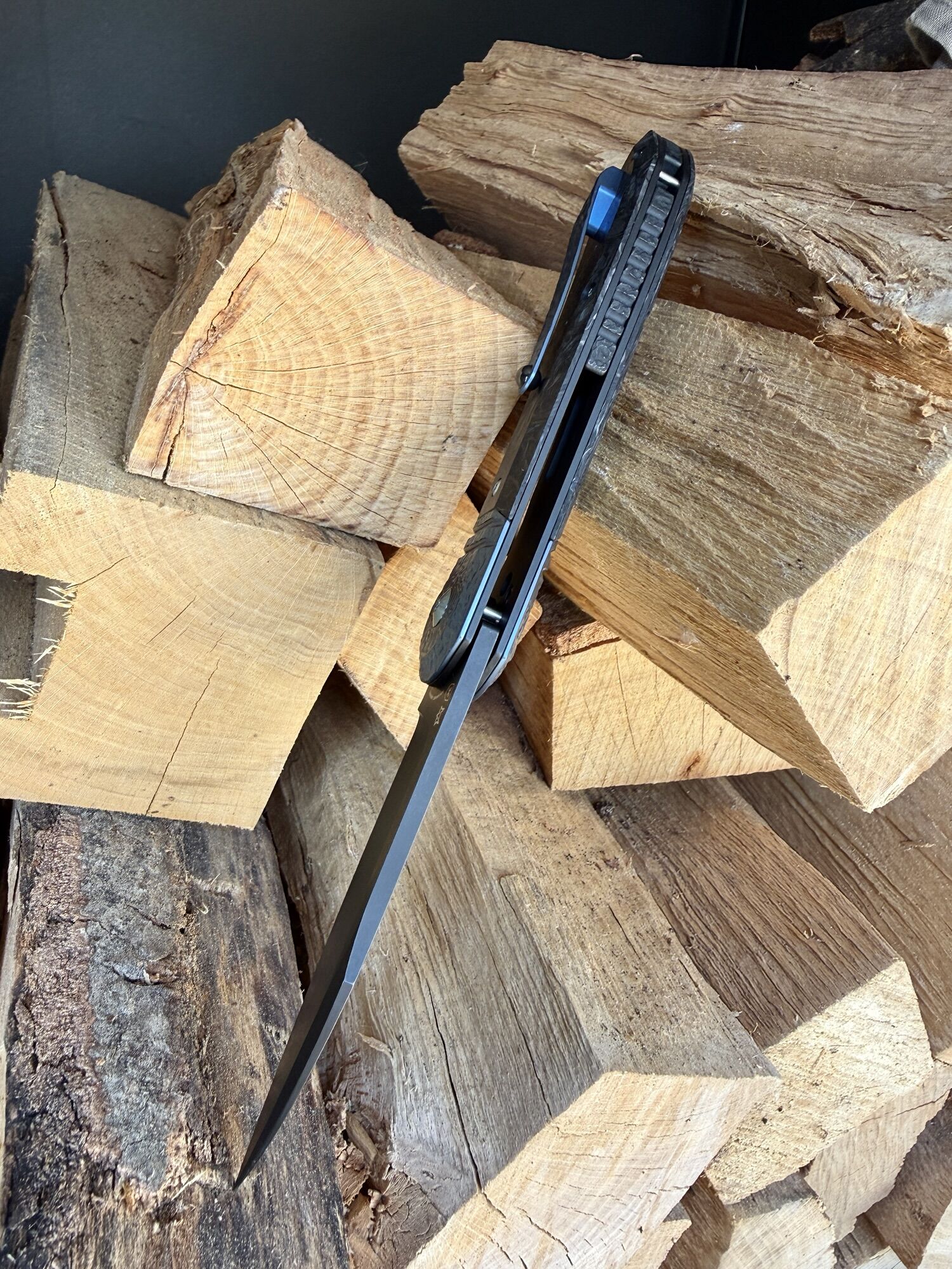 FOX GvP TFG | Semi Custom MAGNA | NO Flipper | BM390MC PVD SW, Dark Matter Blue - limited of 24 pieces - Image 6