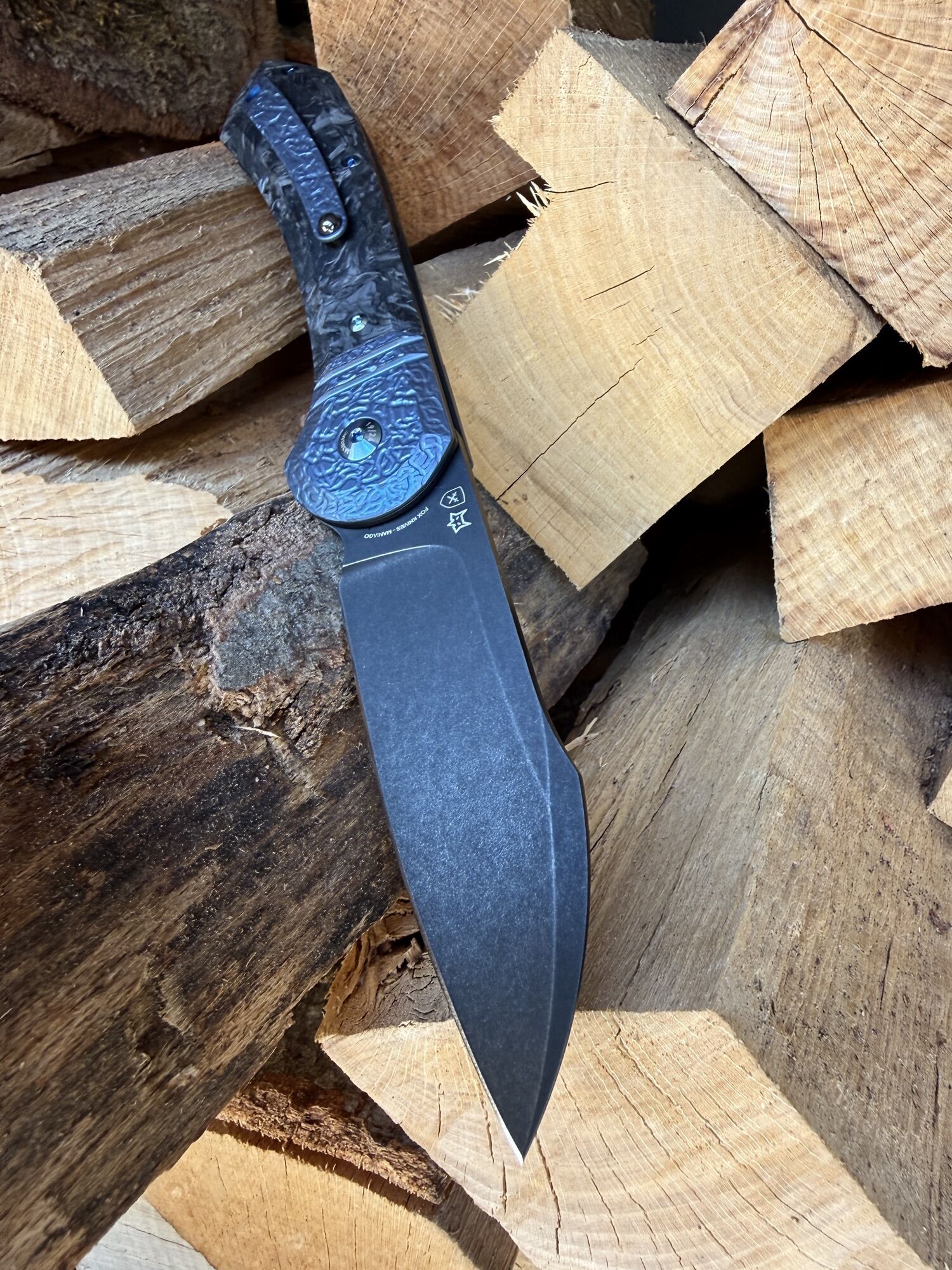 FOX GvP TFG | Semi Custom MAGNA | NO Flipper | BM390MC PVD SW, Dark Matter Blue - limited of 24 pieces - Image 7