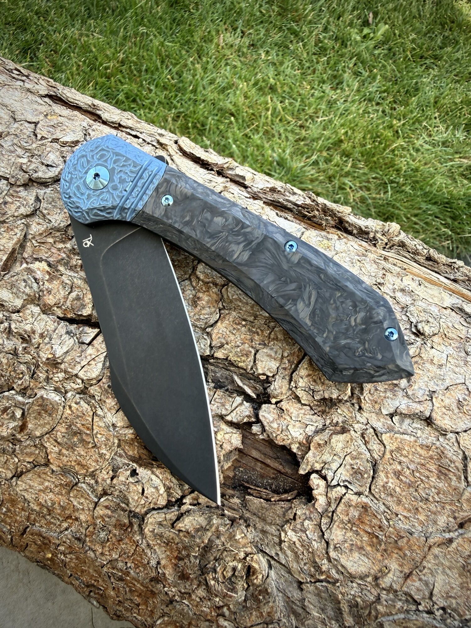 FOX GvP TFG | Semi Custom MAGNA | Flipper | BM390MC PVD SW, Dark Matter Blue - limitiert auf 23 Stück – Bild 7