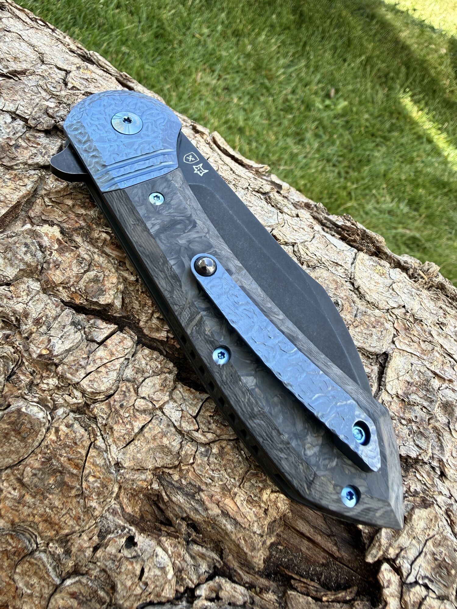 FOX GvP TFG | Semi Custom MAGNA | Flipper | BM390MC PVD SW, Dark Matter Blue - limitiert auf 23 Stück – Bild 3