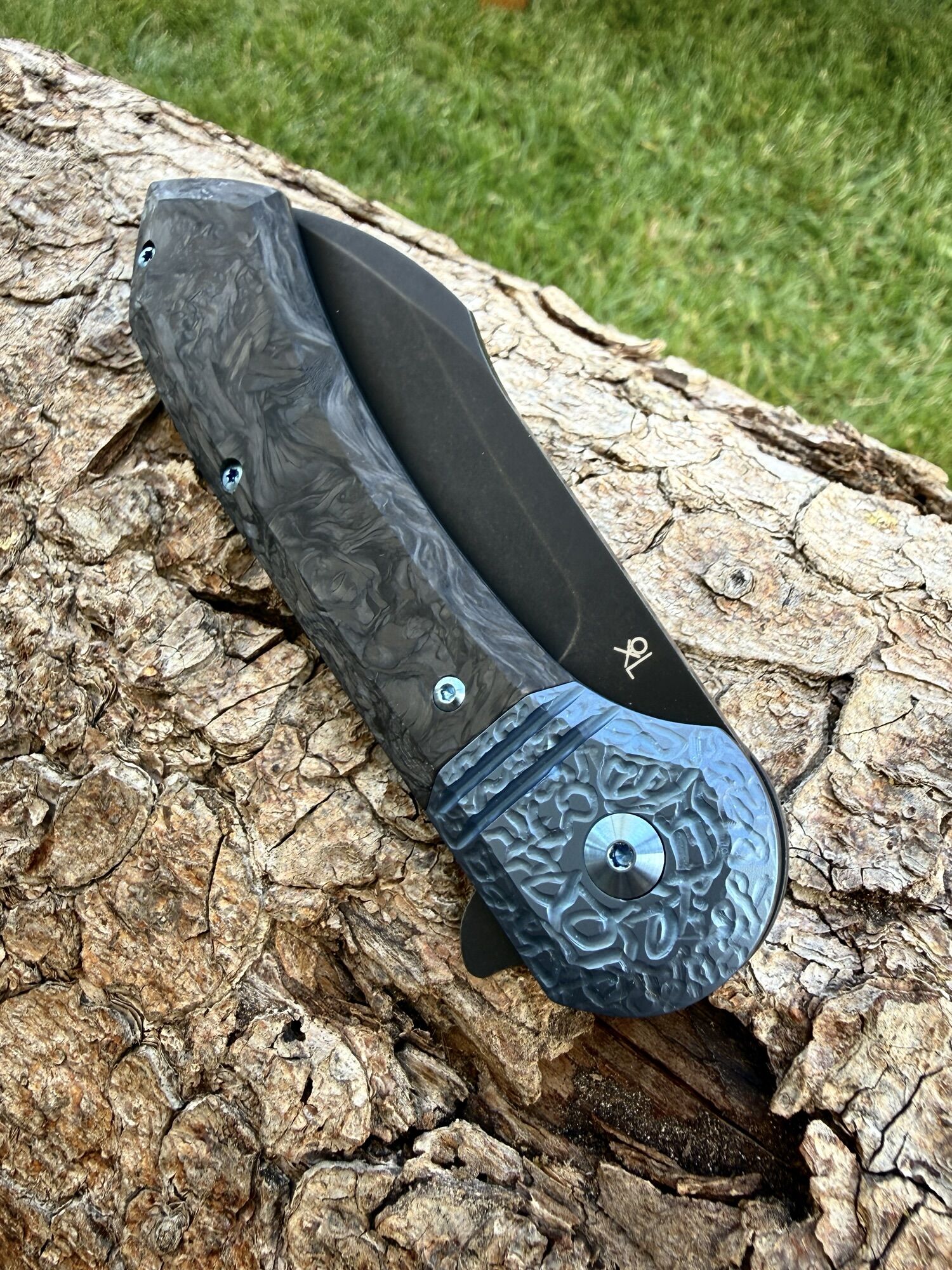 FOX GvP TFG | Semi Custom MAGNA | Flipper | BM390MC PVD SW, Dark Matter Blue - limitiert auf 23 Stück – Bild 2