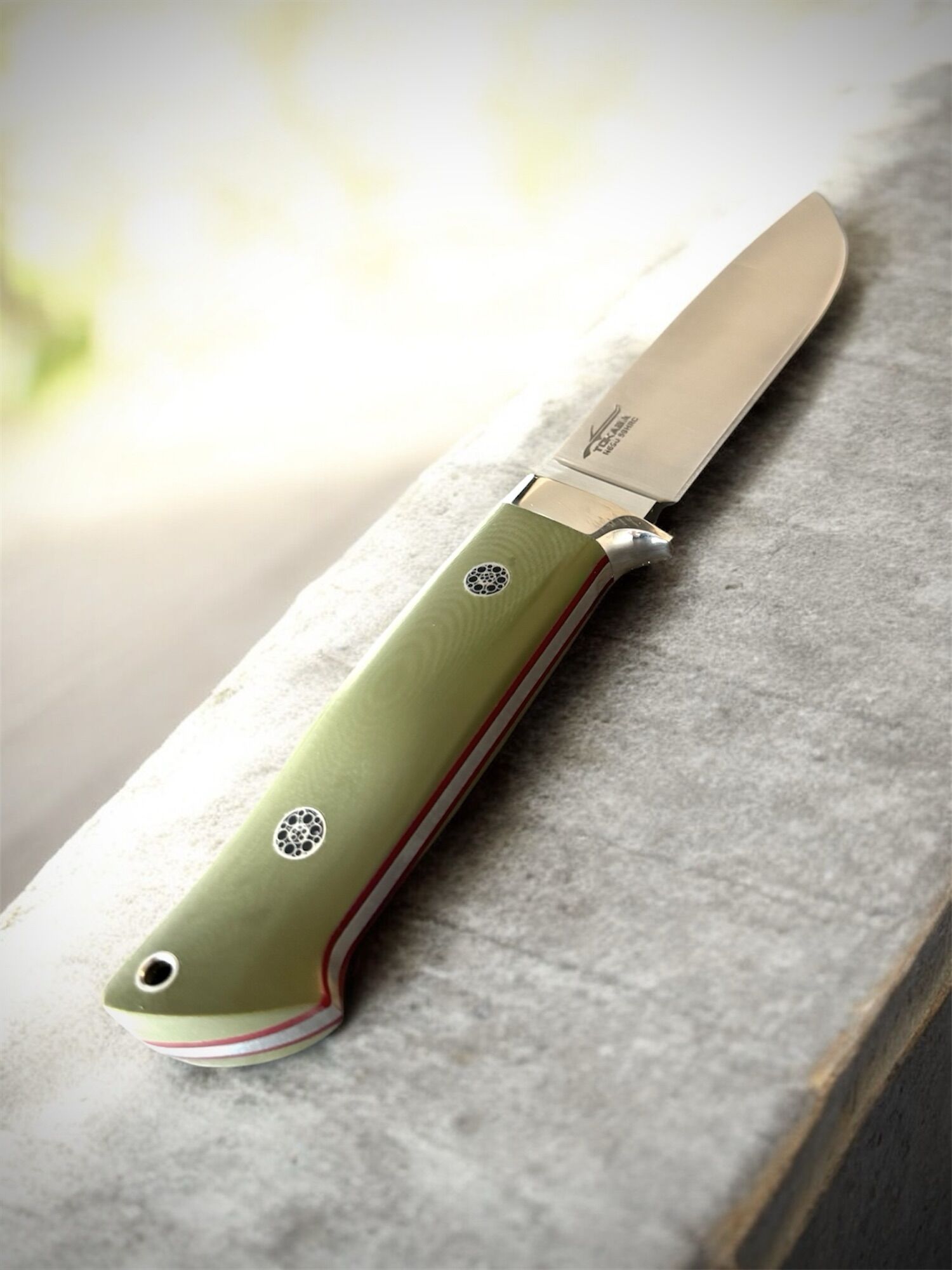 Tokaba Knives Türkiye | Custom Loveless Design | N690 & G10 / Red Liner - Image 4