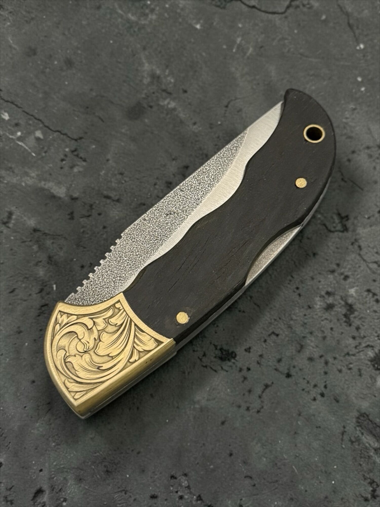 BIÇAK BURADA | TAURUS GUARD | Handmade - N690 & Walnut wood / industrial wood (composite wood) - Image 7