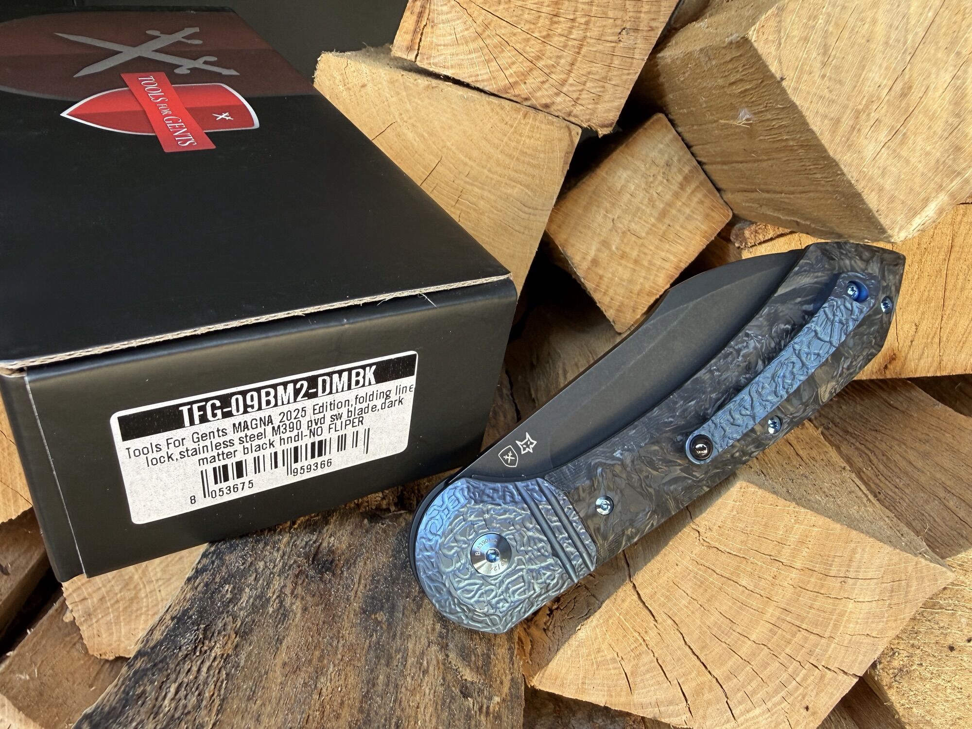 FOX GvP TFG | Semi Custom MAGNA | NO Flipper | BM390MC PVD SW, Dark Matter Blue - limited of 24 pieces - Image 8