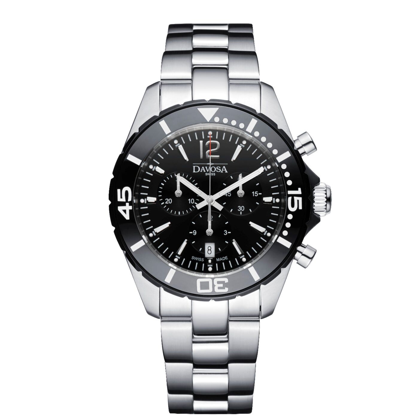 Davosa Swiss Uhren - Nautic Star Chronograph (black) - Ref. 163.473.15