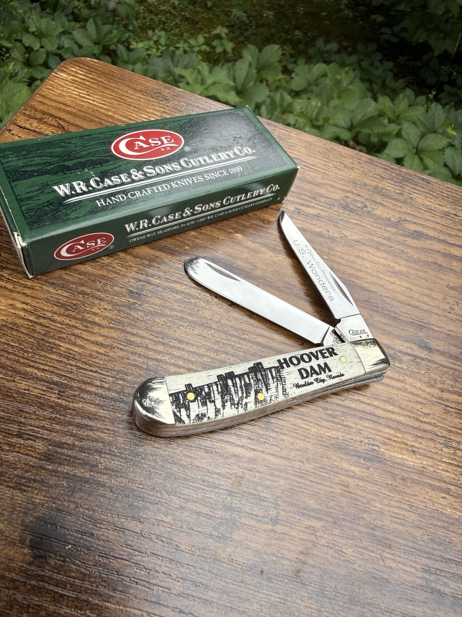 CASE KNIVES | MINI TRAPPER U.S. WONDERS HOOVER DAM