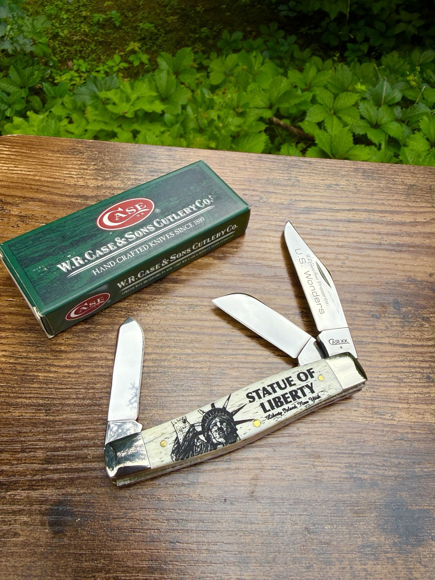 CASE KNIVES | LARGE STOCKMAN U.S. WONDERS STATUE OF LIBERTY