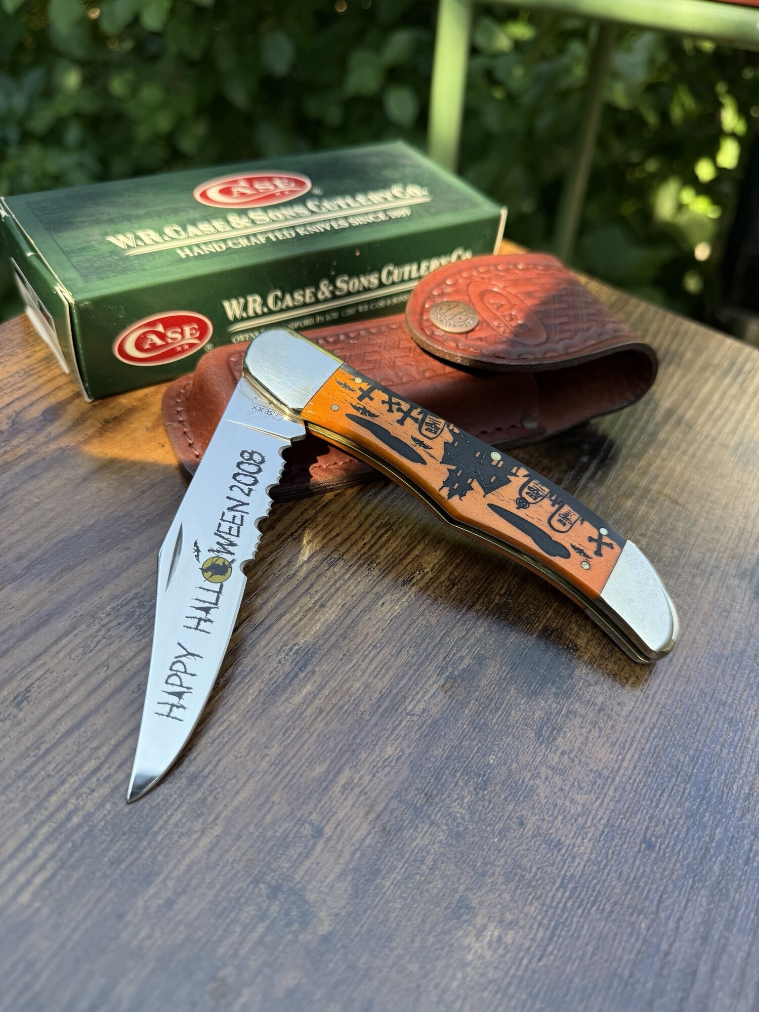 CASE KNIVES | HALLOWEEN FOLDING HUNTER 2008