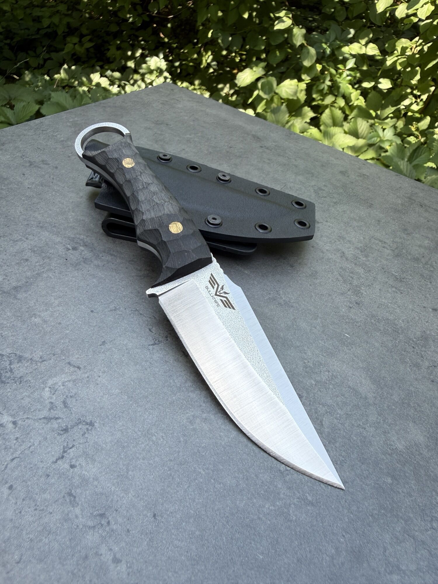 BULLKNIFE | BIZON | Handmade - N690 / Kompaktlaminat & Kydex – Bild 2
