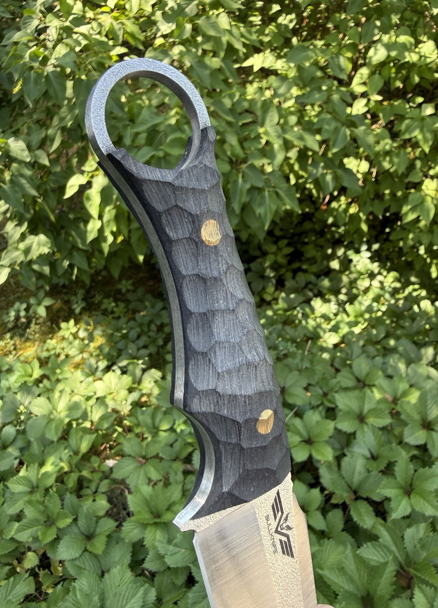 BULLKNIFE | BIZON | Handmade - N690 / Kompaktlaminat & Kydex – Bild 4