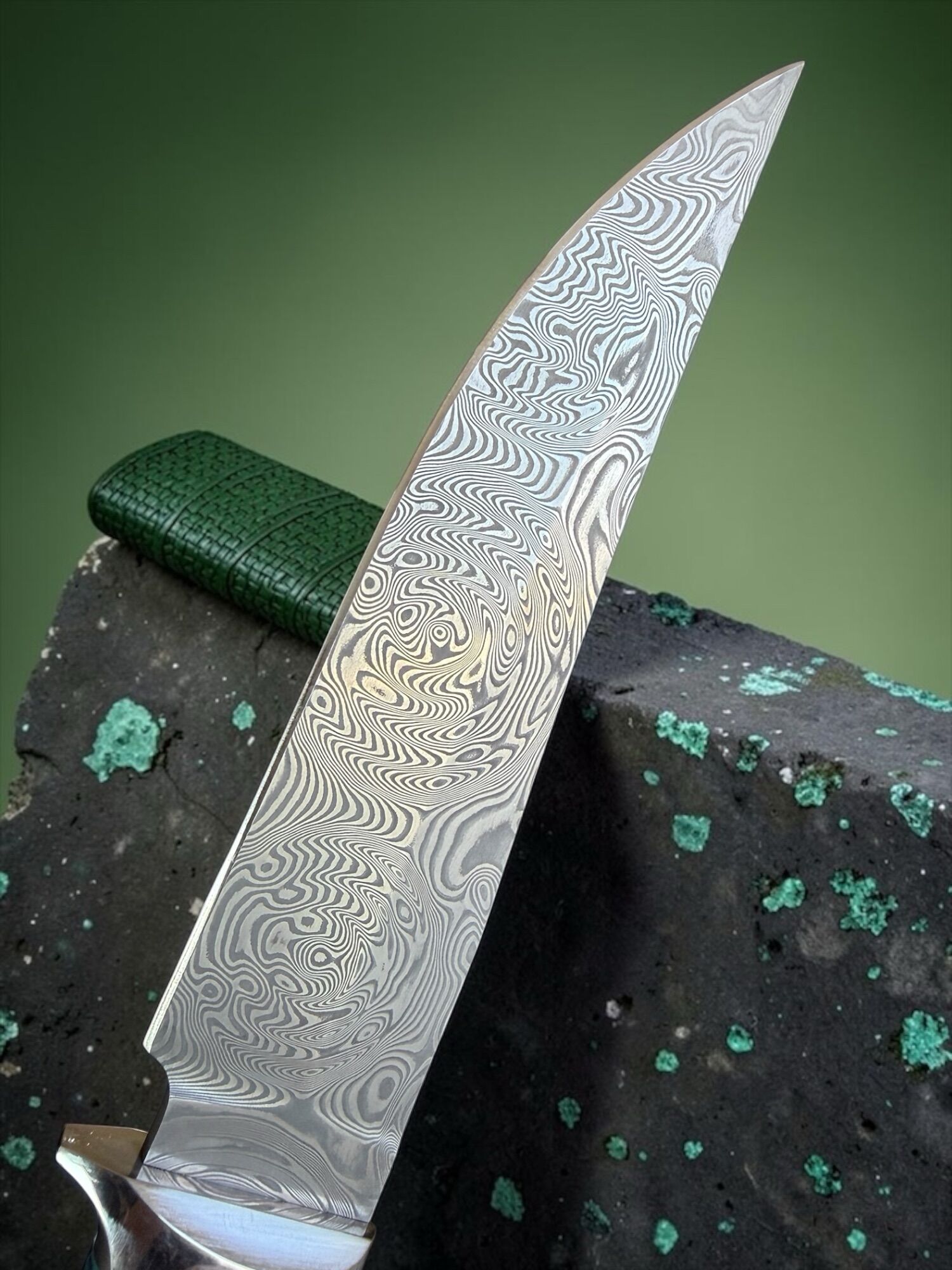 Tokaba Knives Türkiye - Custom Modell - Damascus / Amboyna Wood (#11) - Image 6