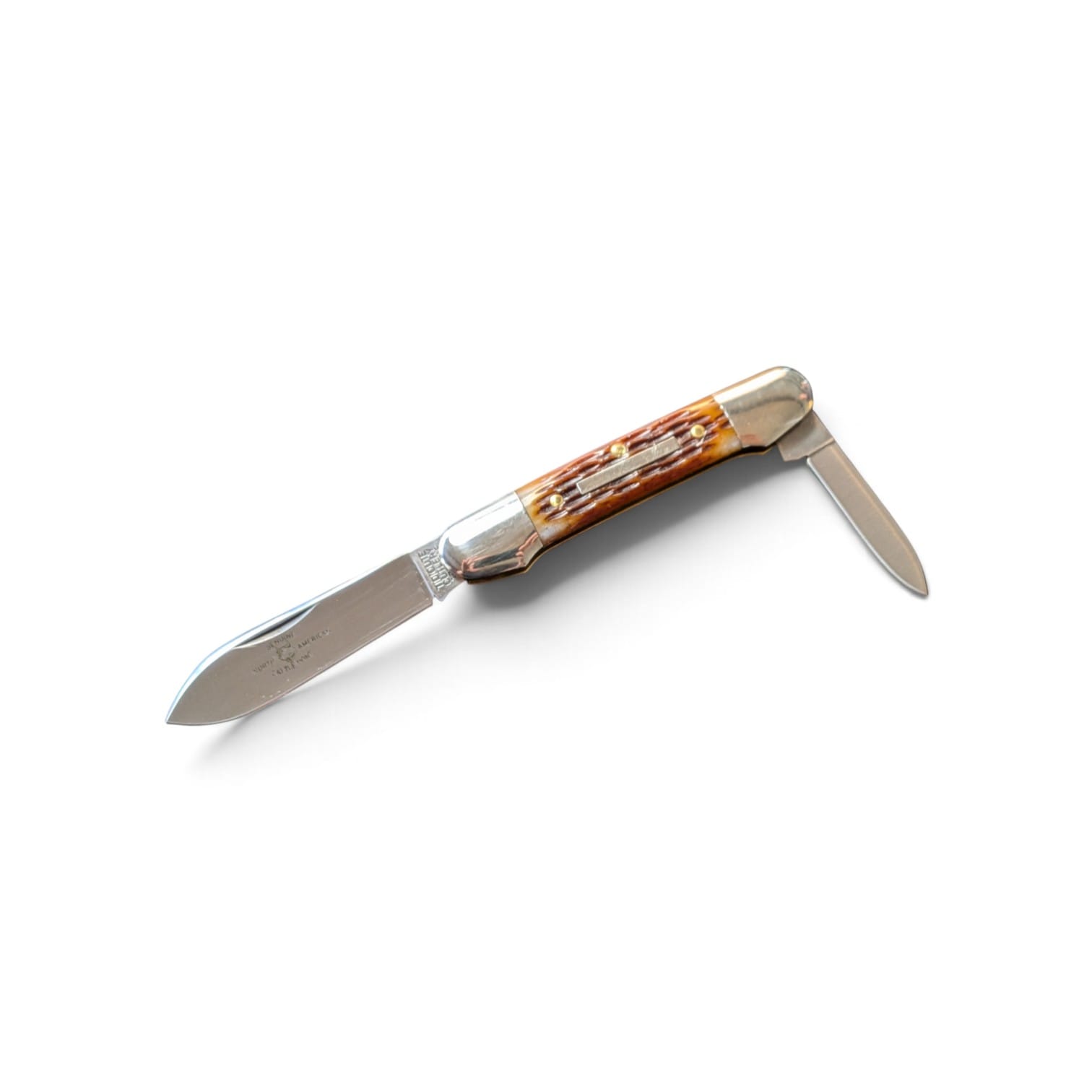 Great Eastern Cutlery GEC #162226 - Rogers Brown Jigged Bone - Image 3