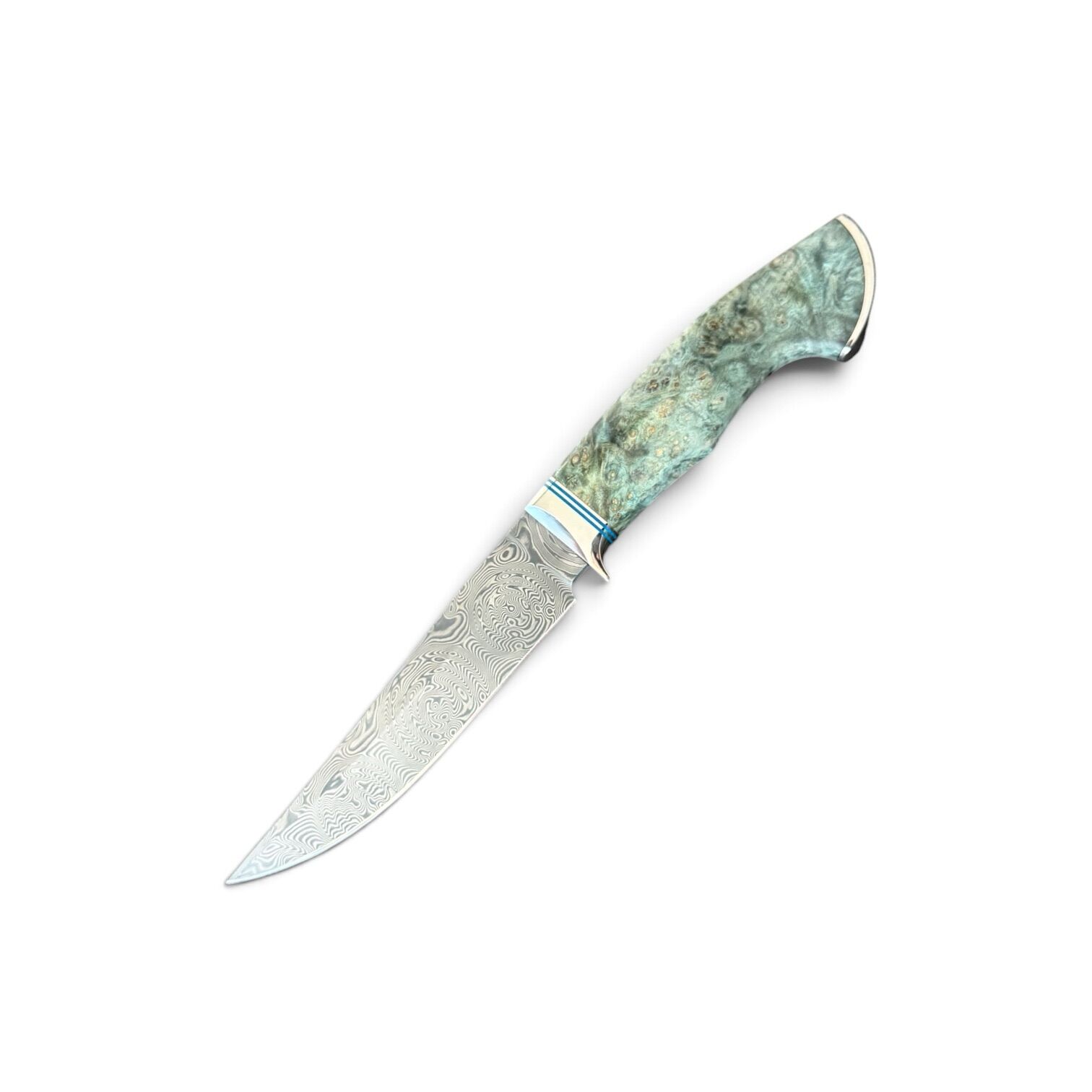Tokaba Knives Türkiye - Custom Modell - Damascus / Amboyna Wood (#11)