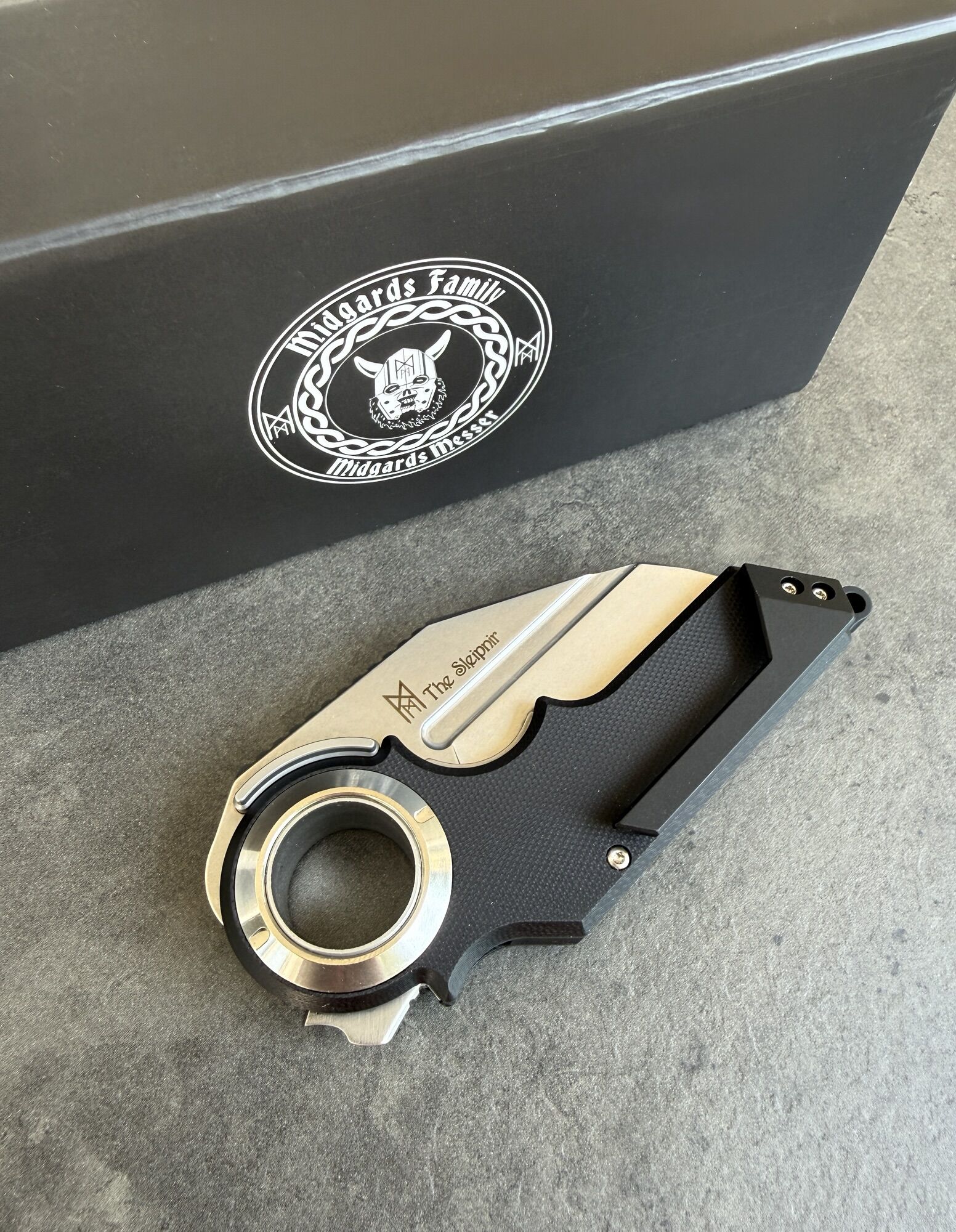 Midgards-Messer | SLEIPNIR | Hybrid-Cryo & G10 schwarz limitiert auf 200 Stück – Bild 5