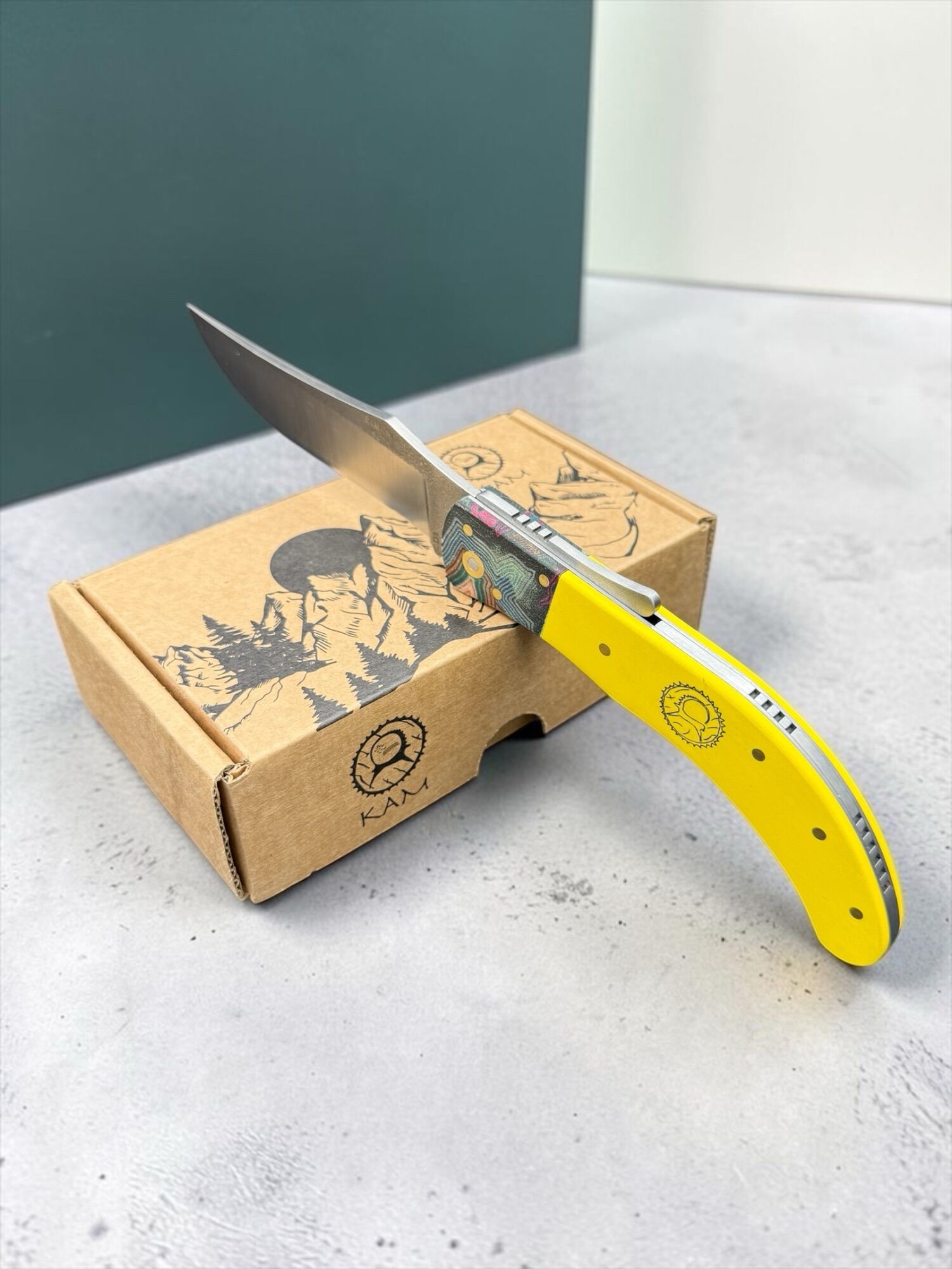 KAM KNIFE | ALTAY | D2 & G10 - Backlock – Bild 3