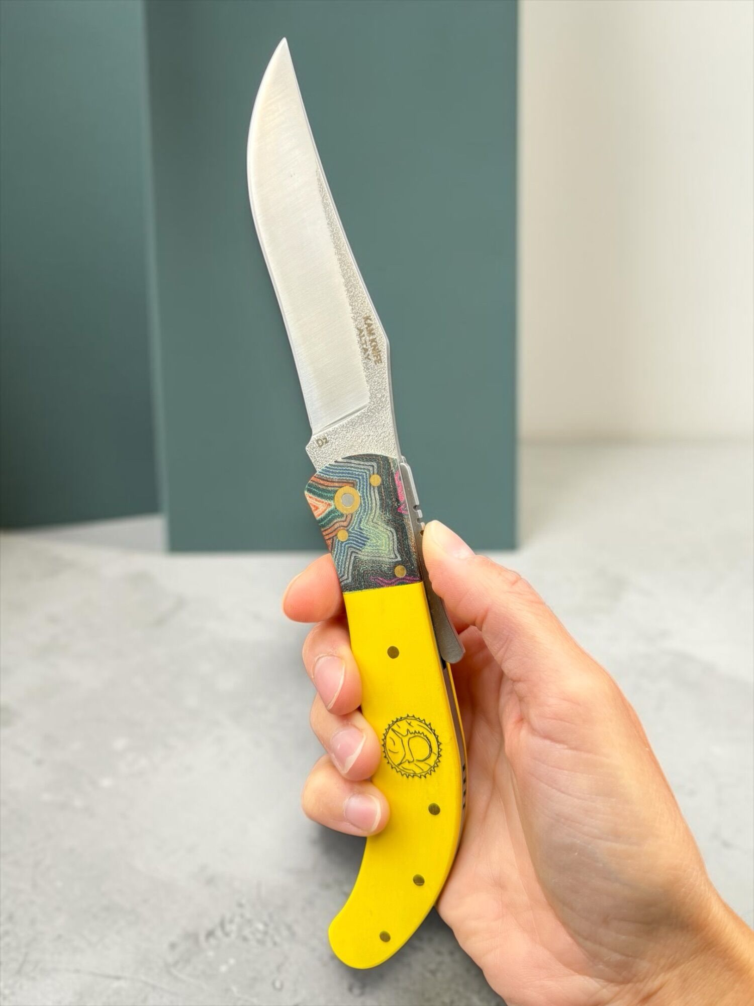 KAM KNIFE | ALTAY | D2 & G10 - Backlock – Bild 5