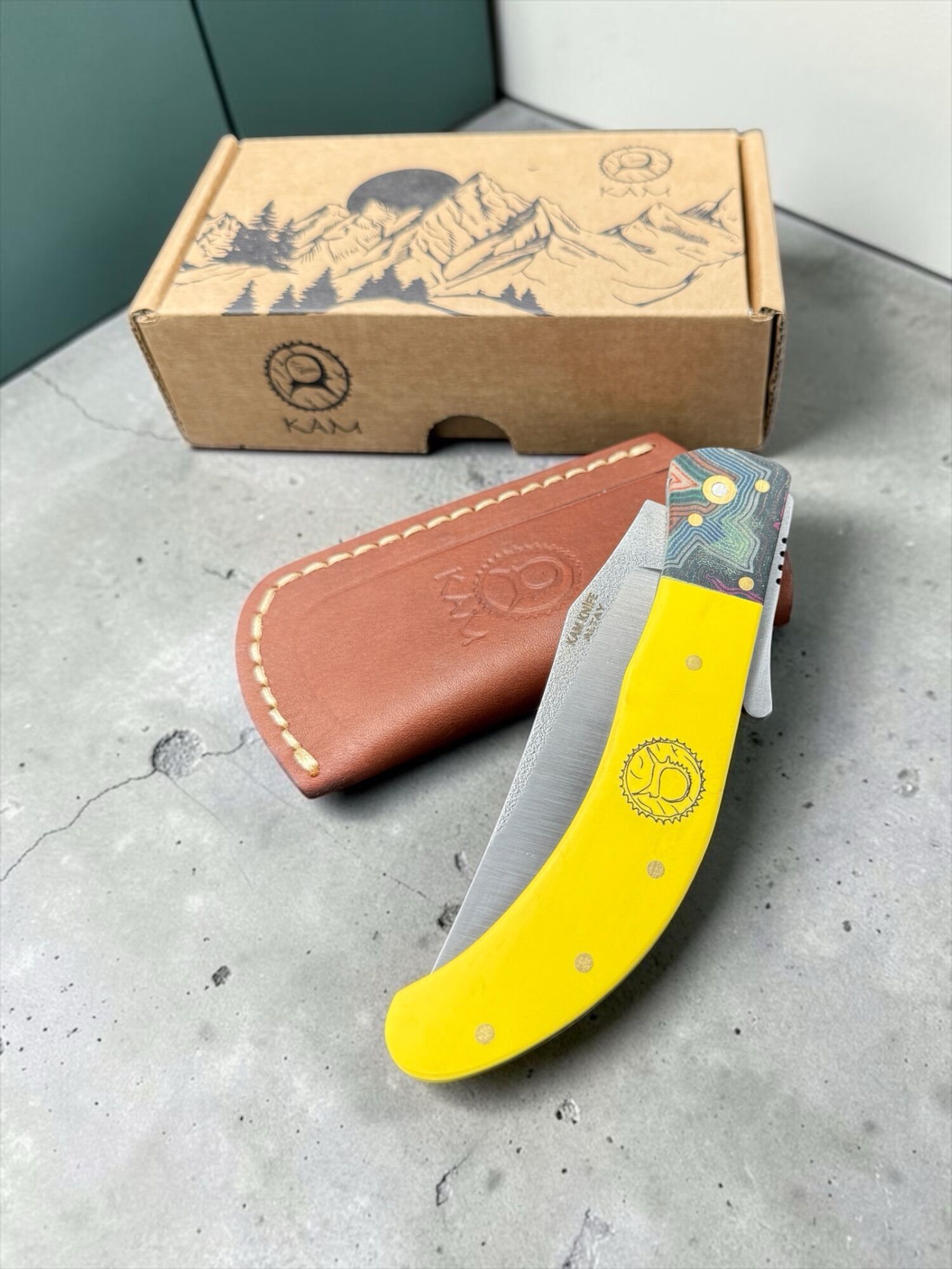 KAM KNIFE | ALTAY | D2 & G10 - Backlock – Bild 4
