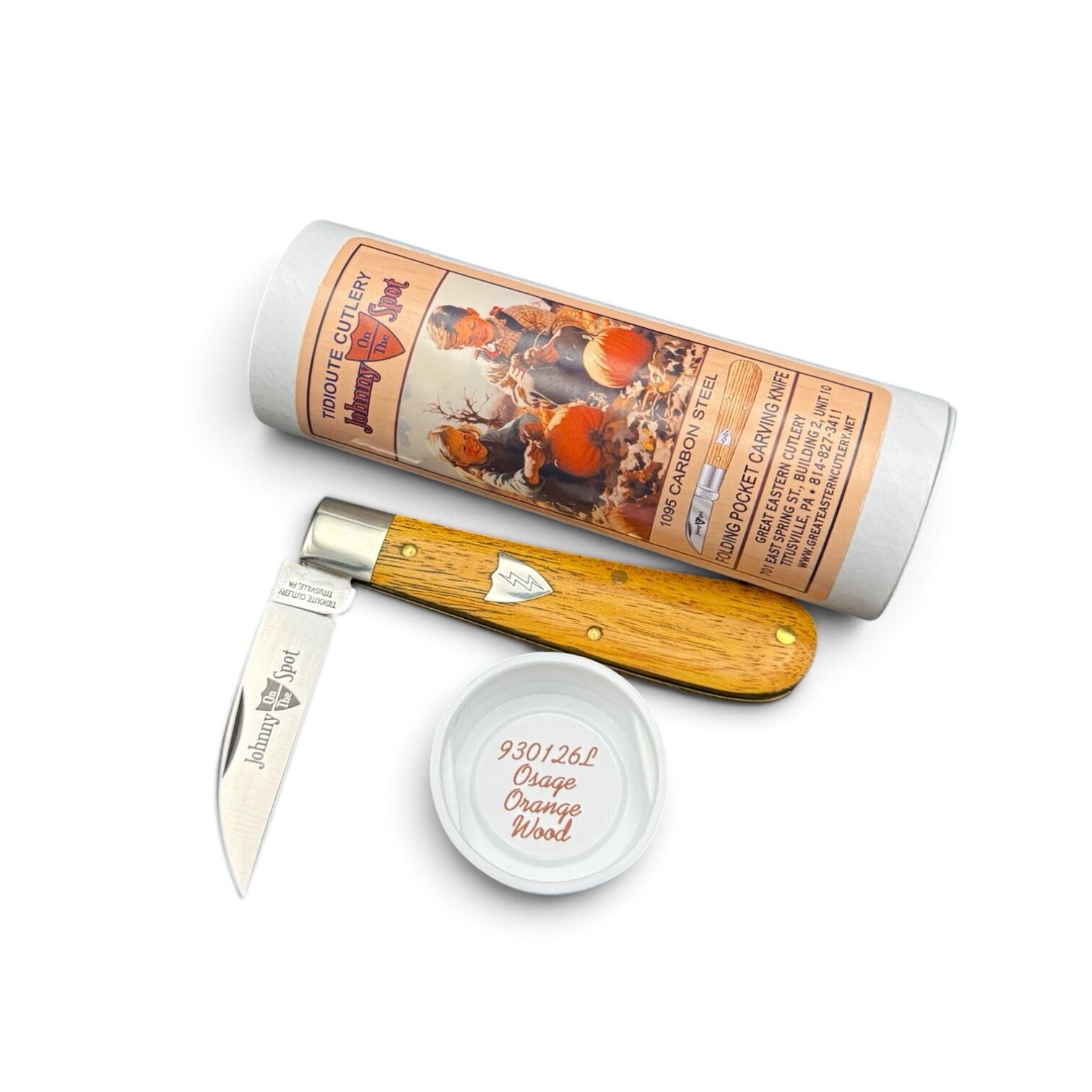 Great Eastern Cutlery GEC #930126L - Johnny on the Spot - Osage Orange Wood