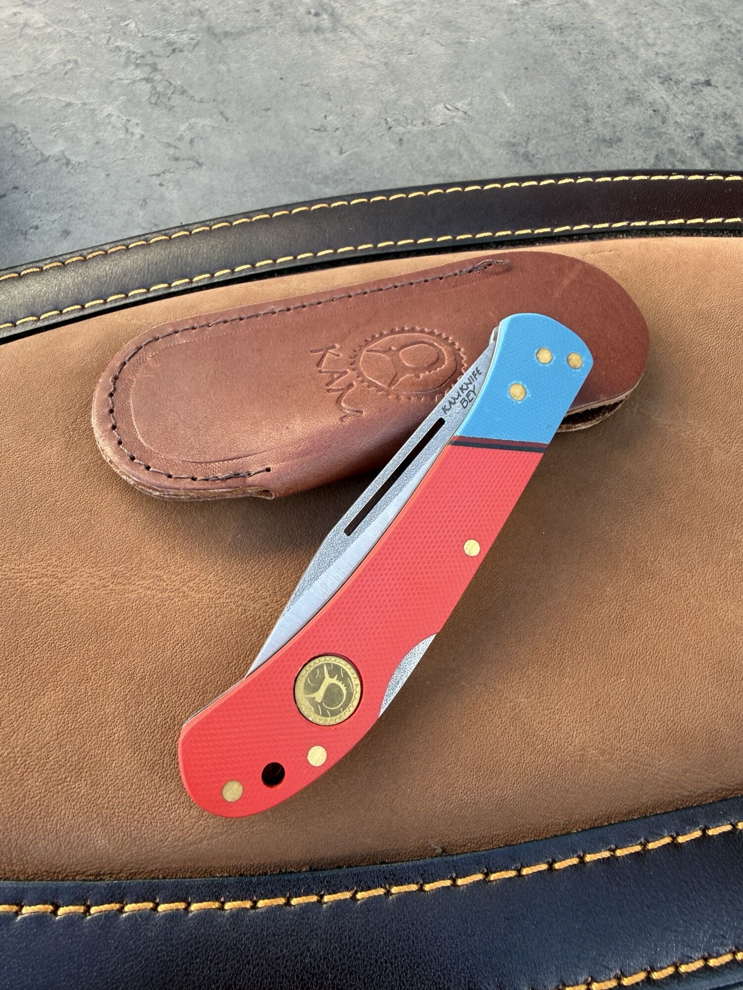 KAM KNIFE | BEY | N690 & G10 - Backlock – Bild 5