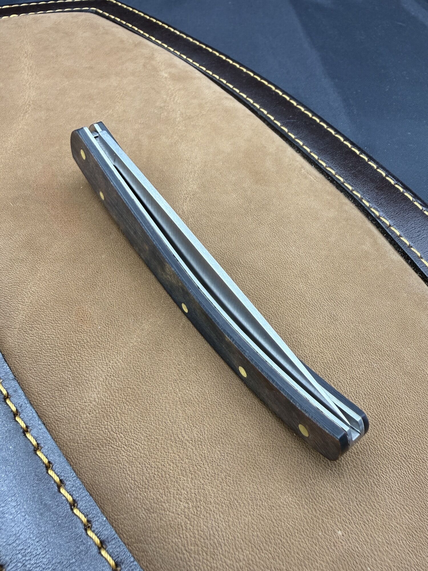 KAM KNIFE | K-20 | 4034 & Micarta - Backlock – Bild 8