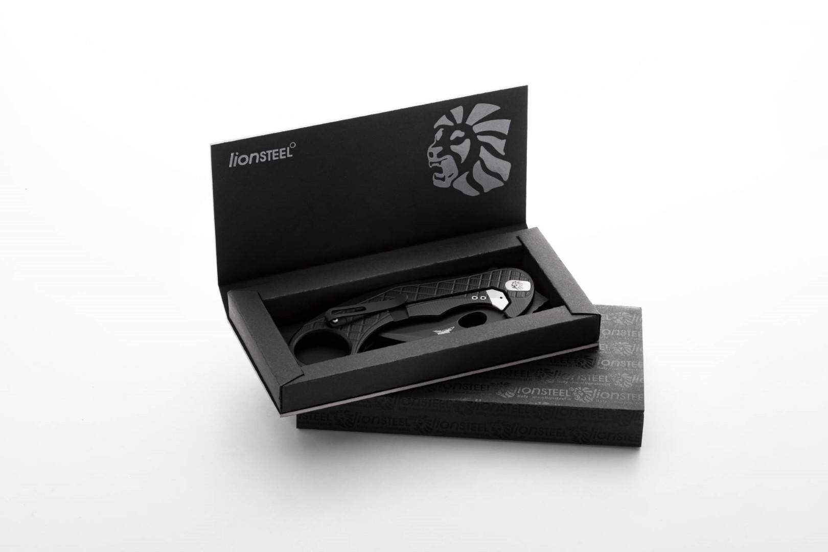 LionSteel L.E.One - Black / Black - CPM MagnaCut - collaboration with Emerson Design - Image 3