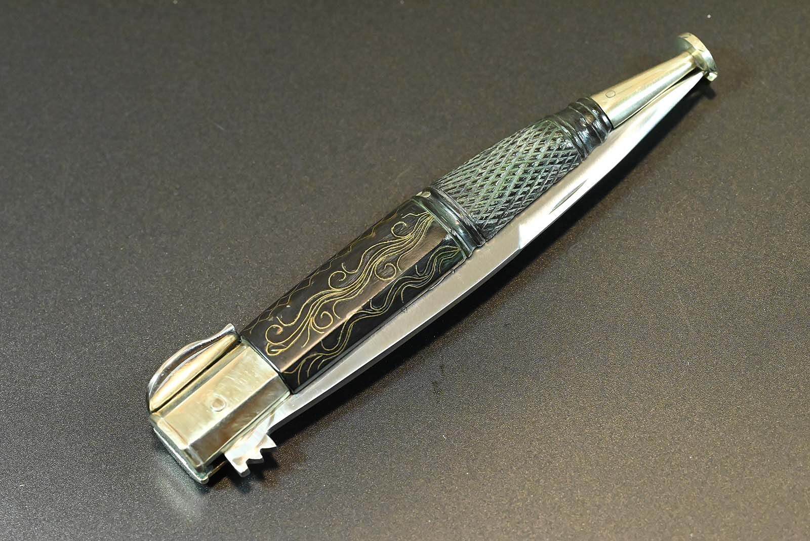 L'Artigiano Scarperia "HISTORIC AVIGLIANO CROSSBOW KNIFE" - C70 / Büffelhorn - 100 % Custom Handmade in Scarperia Italy – Bild 2