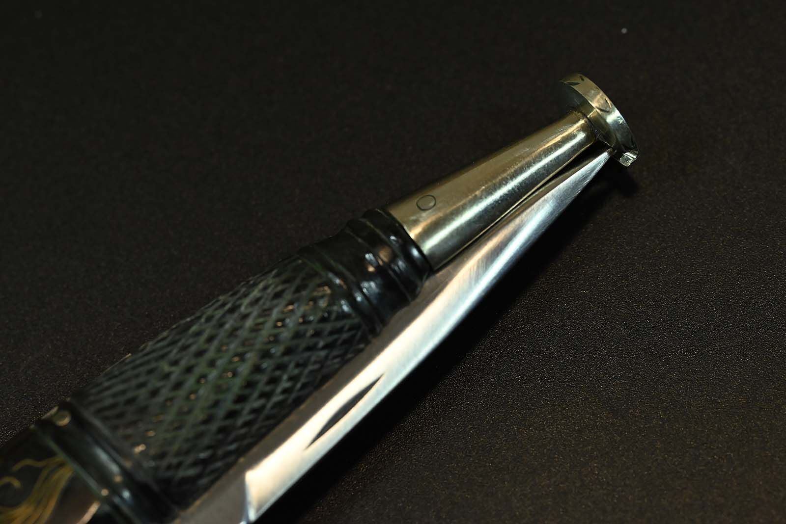 L'Artigiano Scarperia "HISTORIC AVIGLIANO CROSSBOW KNIFE" - C70 / Büffelhorn - 100 % Custom Handmade in Scarperia Italy – Bild 3