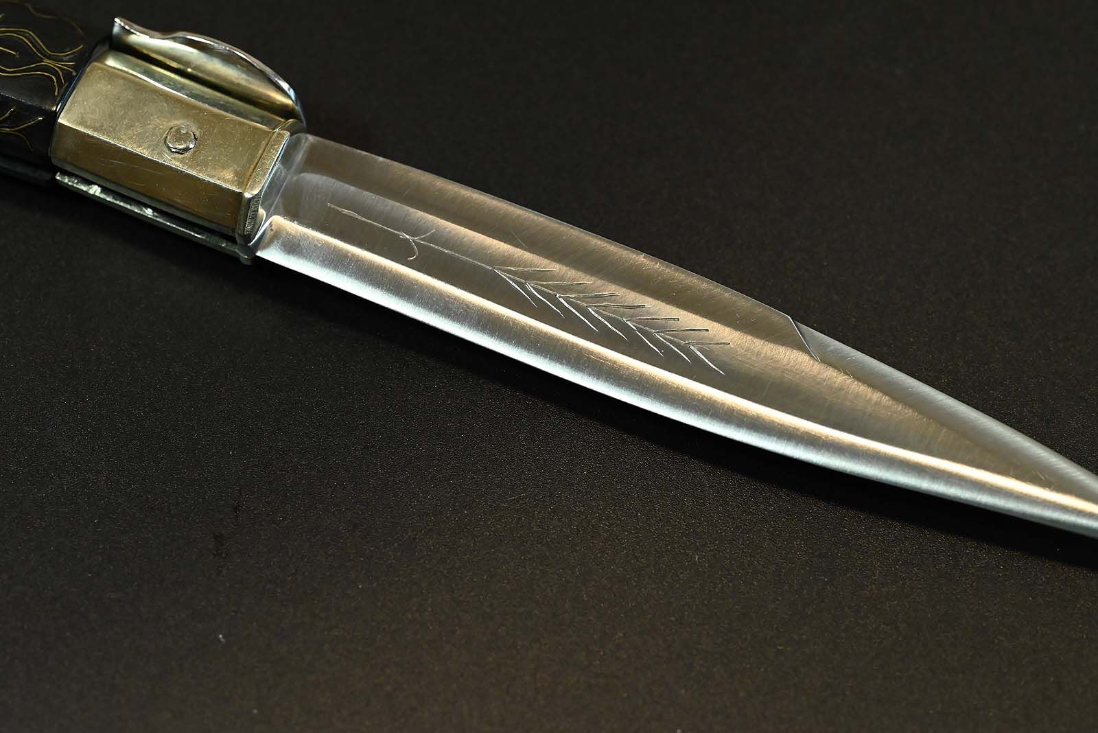 L'Artigiano Scarperia "HISTORIC AVIGLIANO CROSSBOW KNIFE" - C70 / Büffelhorn - 100 % Custom Handmade in Scarperia Italy – Bild 12