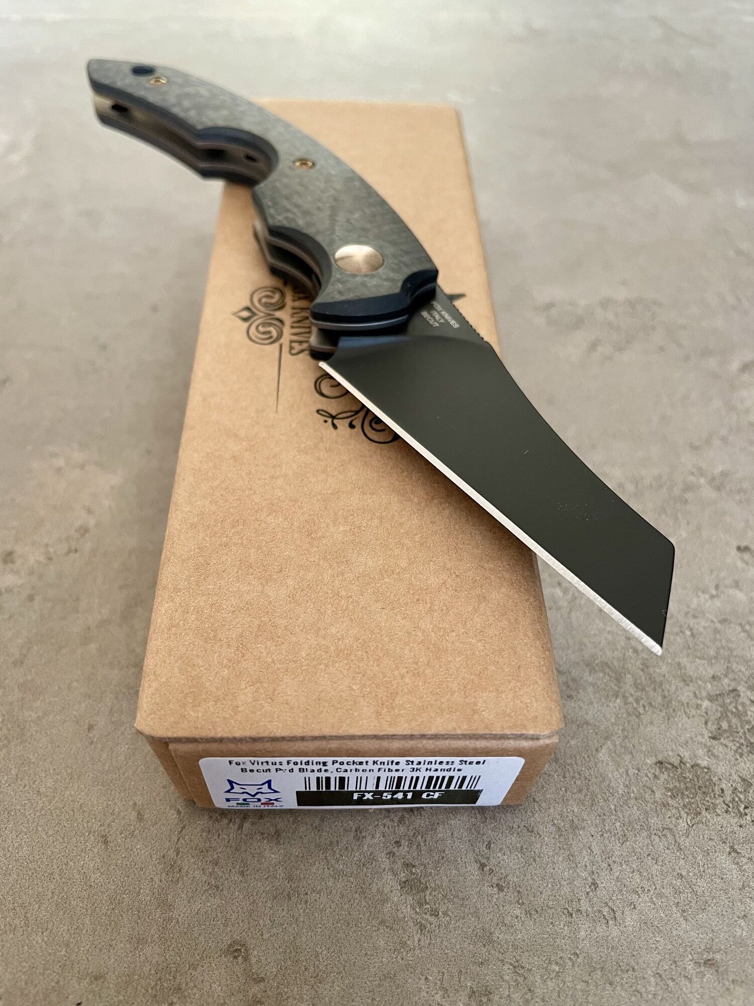 Fox Knives VIRTUS FX-541 CF Cigar Cutter - Image 8