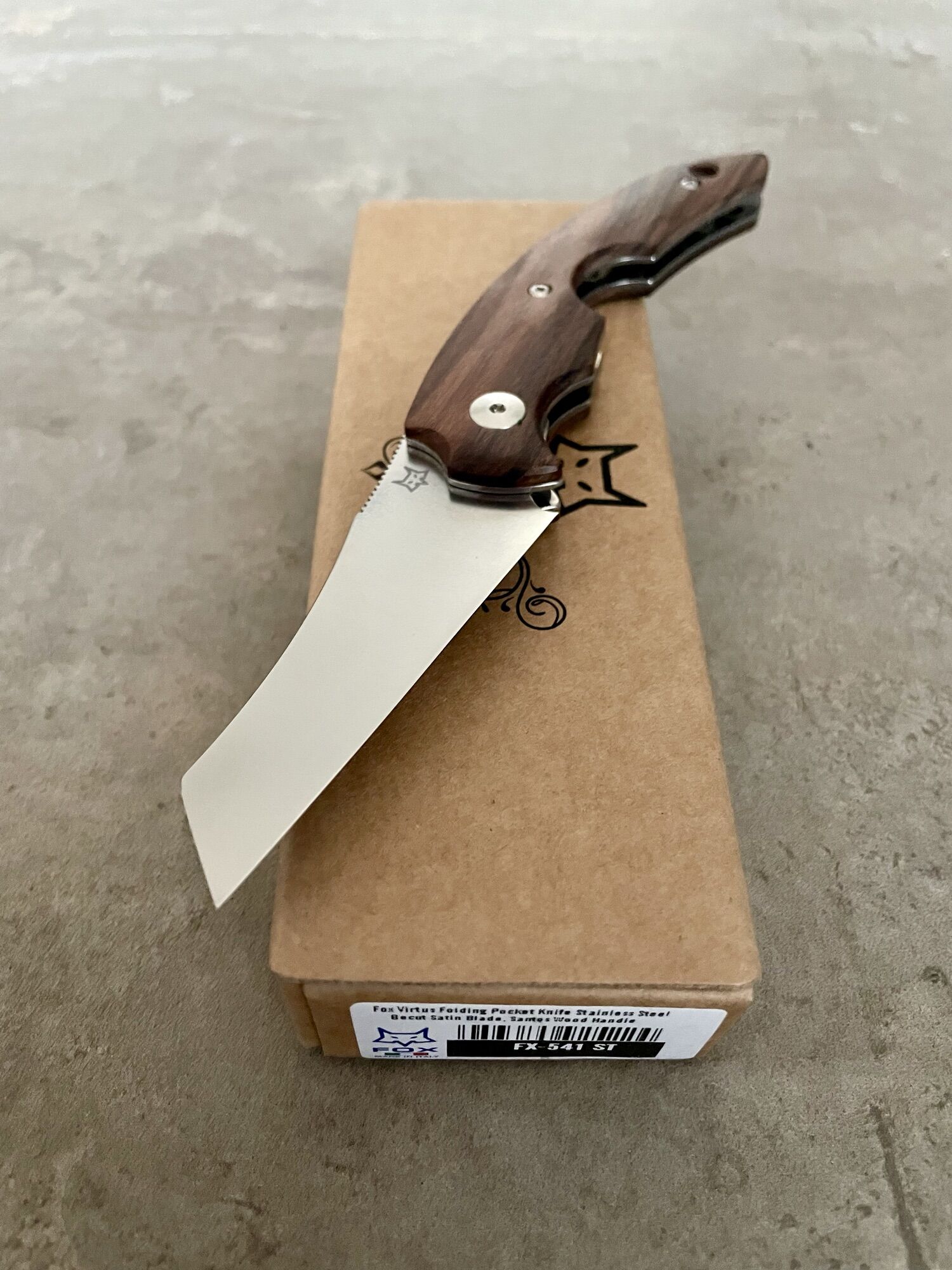 Fox Knives VIRTUS FX-541 ST Santos wood Cigar Cutter - Image 10