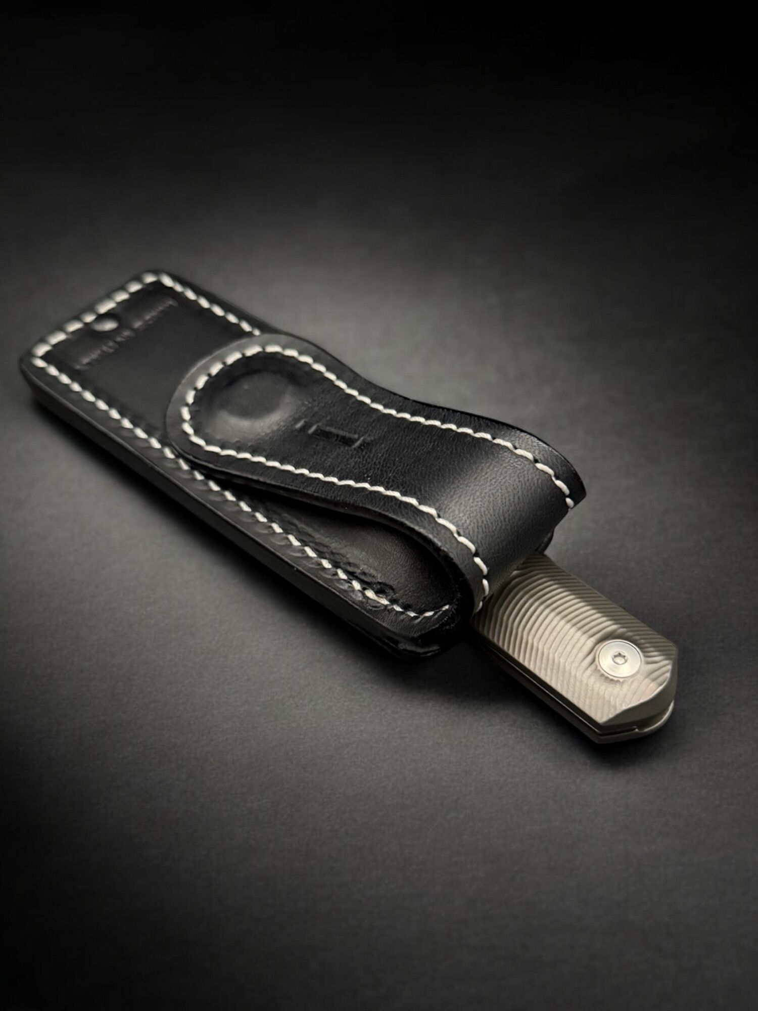Straight Line EDC | ERNY | Black PVD M390 /Titanium-bronze - Designed by Igor Bortolussi - Image 4