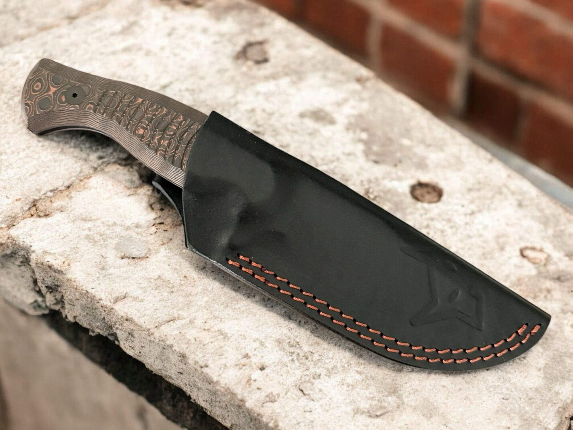 Fox Knives | EASTWOOD TIGER | Fixed - Elmax PVD / Fat Carbon (Uni Cooper) XX/12 LIMITED TFG EDITION - GvP Design - Image 3