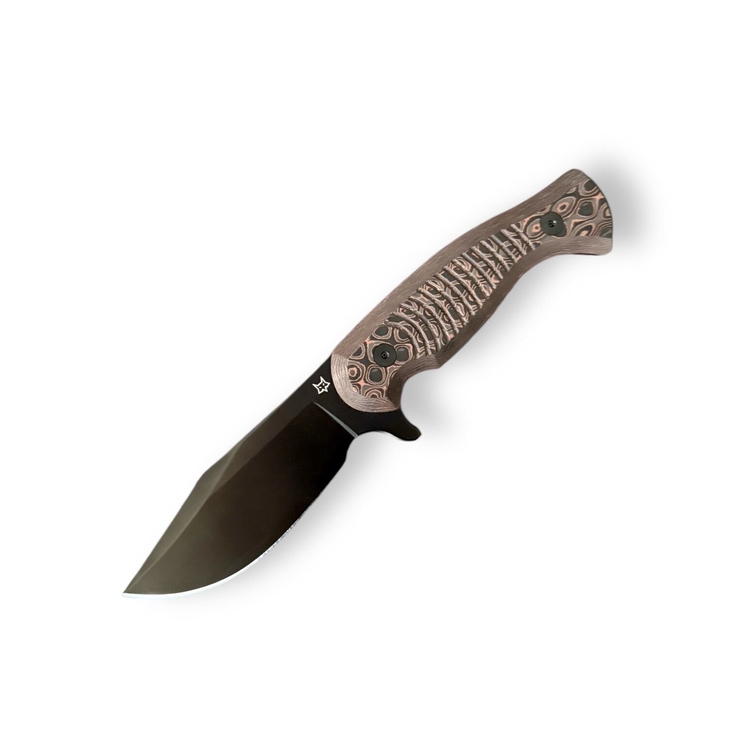 Fox Knives | EASTWOOD TIGER | Fixed - Elmax PVD / Fat Carbon (Uni Cooper) XX/12 LIMITED TFG EDITION - GvP Design